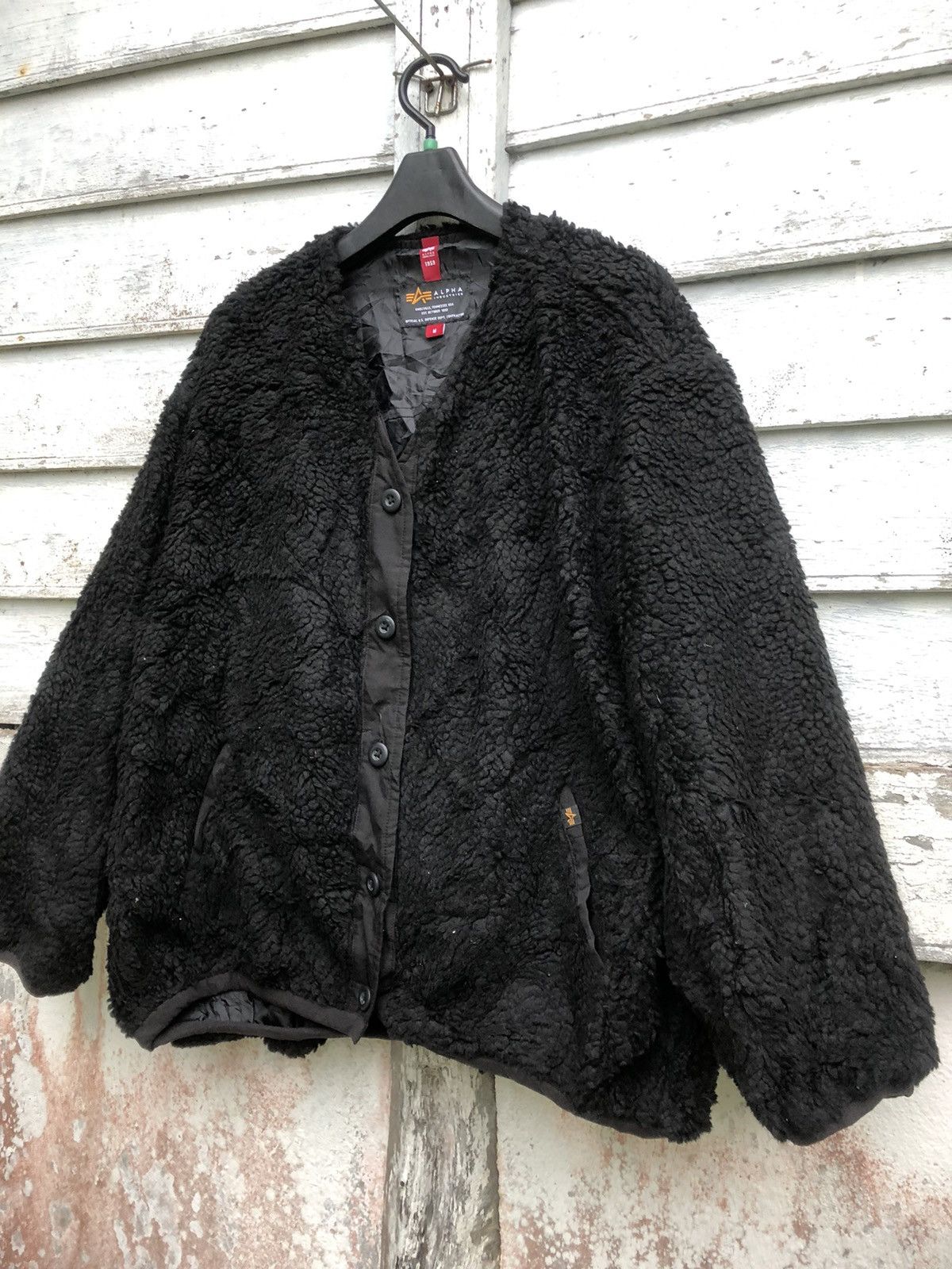Alpha Industries Black Fleece Jacket