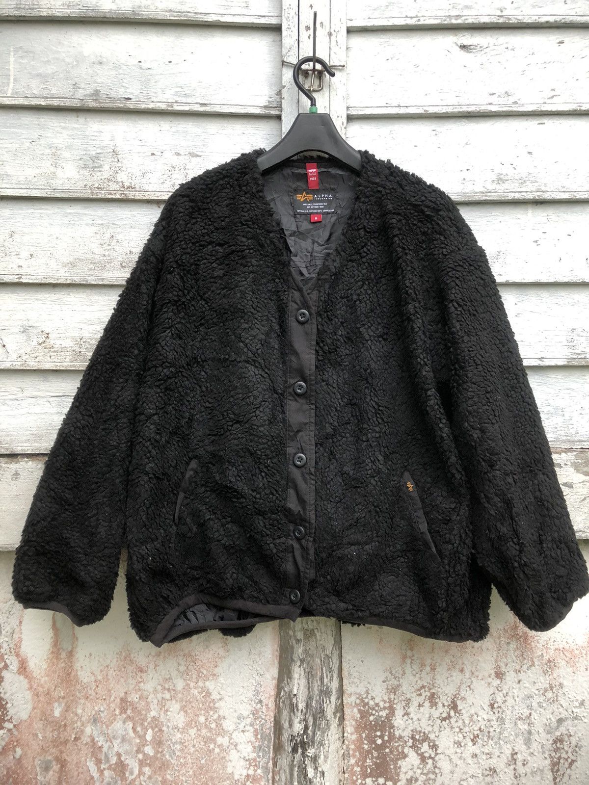 Alpha Industries Black Fleece Jacket