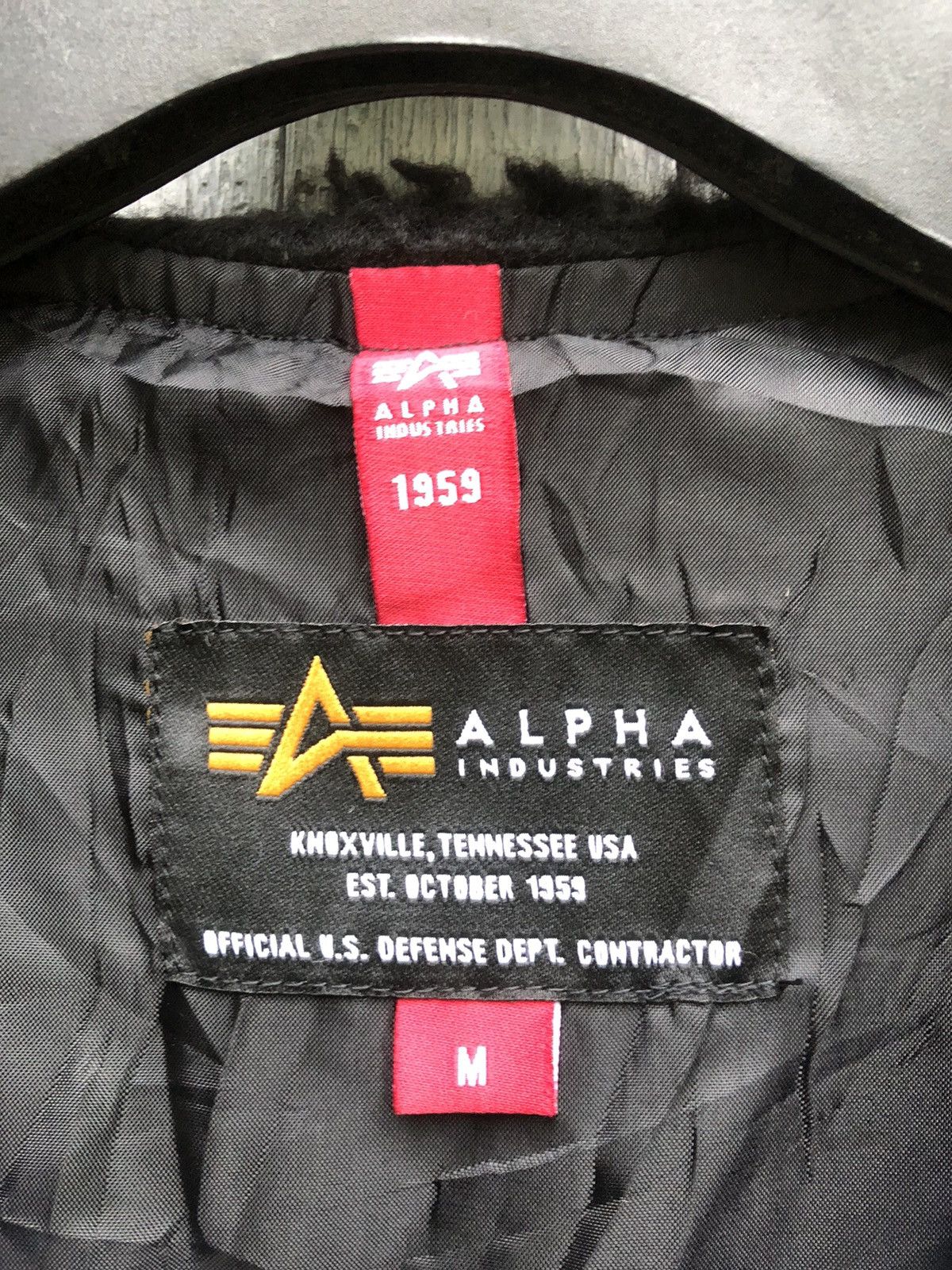 Alpha Industries Black Fleece Jacket