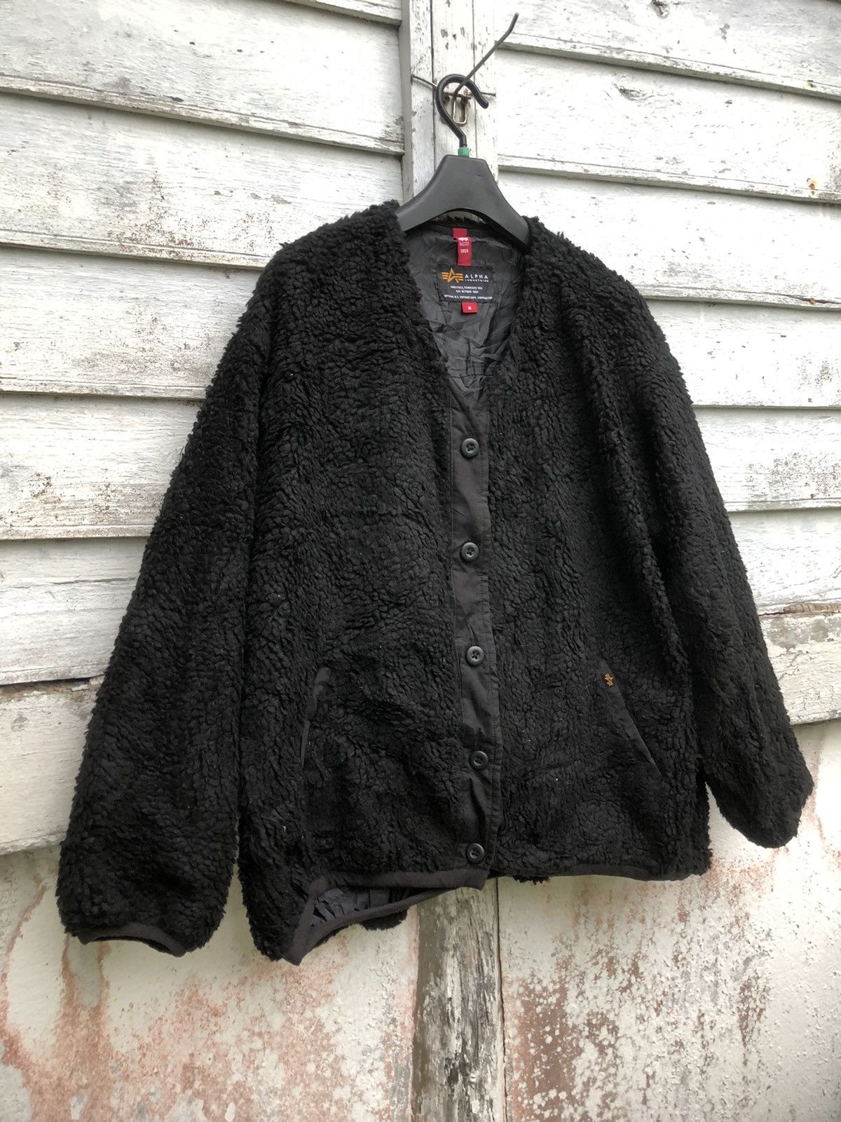 Alpha Industries Black Fleece Jacket