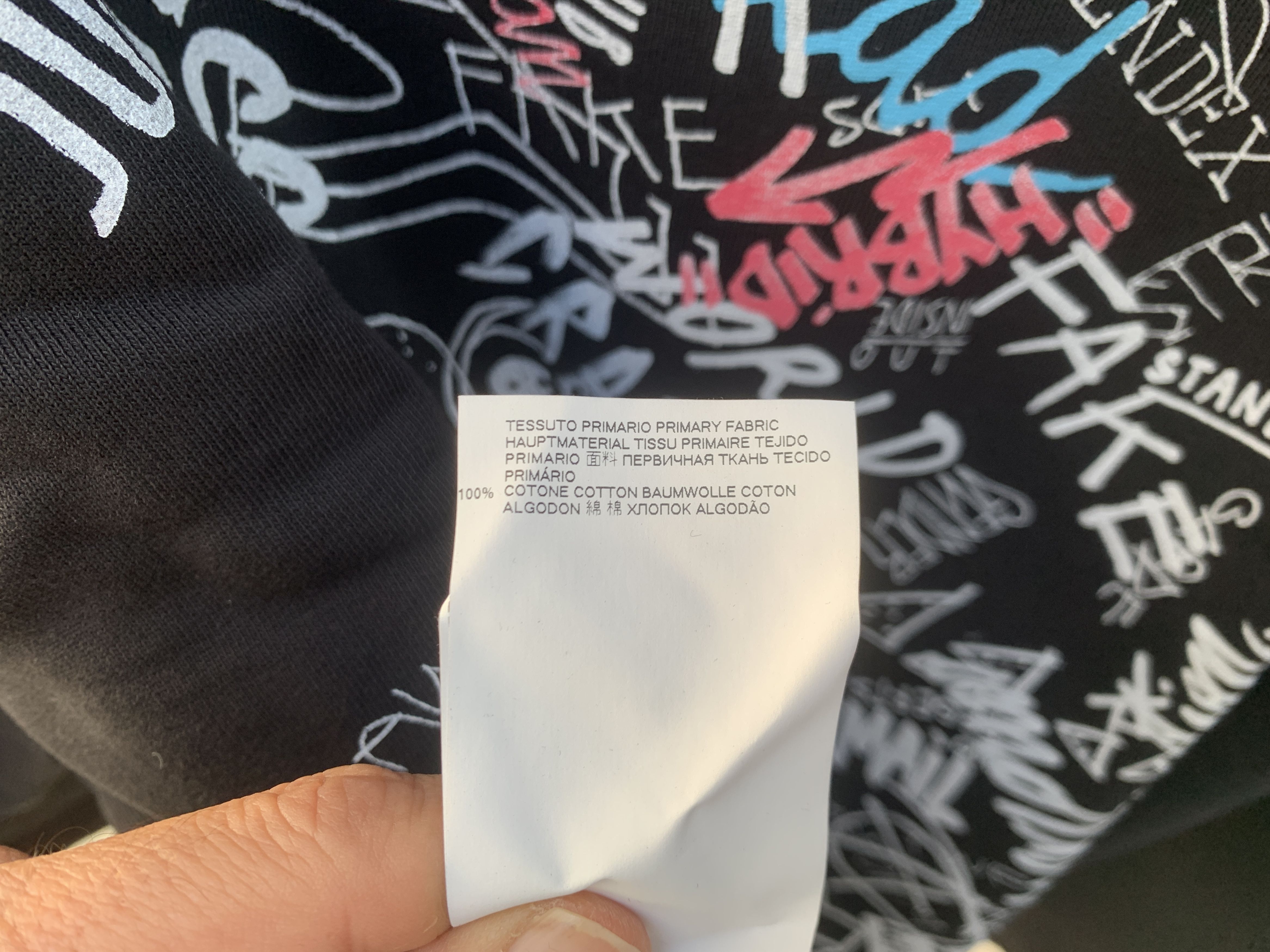 Maison Margiela MM14 GRAFFITI PRINT CREWDNECK OVERSIZED SWEATSHIRT Size US M / EU 48-50 / 2 - 10 Thumbnail