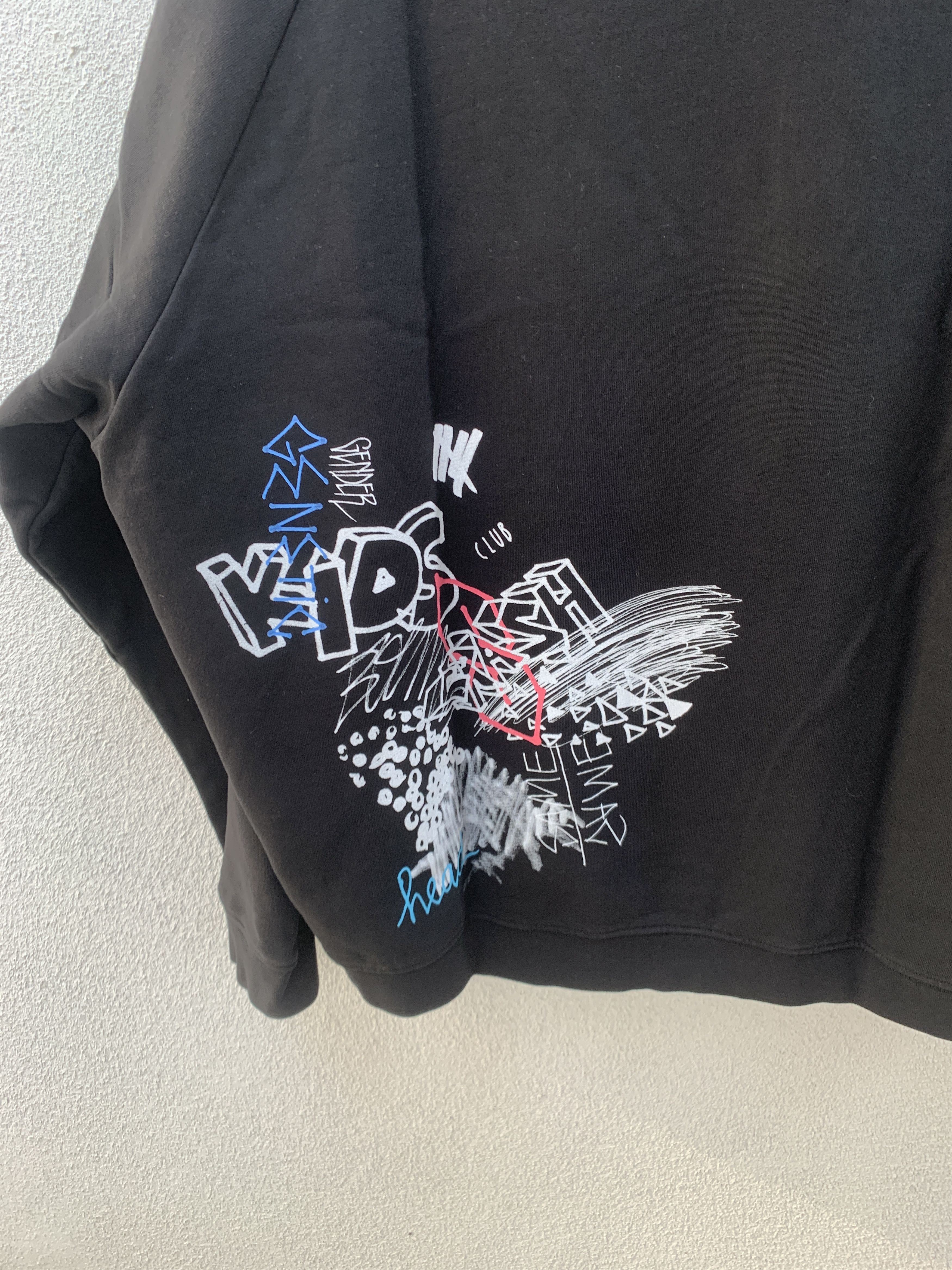Maison Margiela MM14 GRAFFITI PRINT CREWDNECK OVERSIZED SWEATSHIRT Size US M / EU 48-50 / 2 - 6 Thumbnail