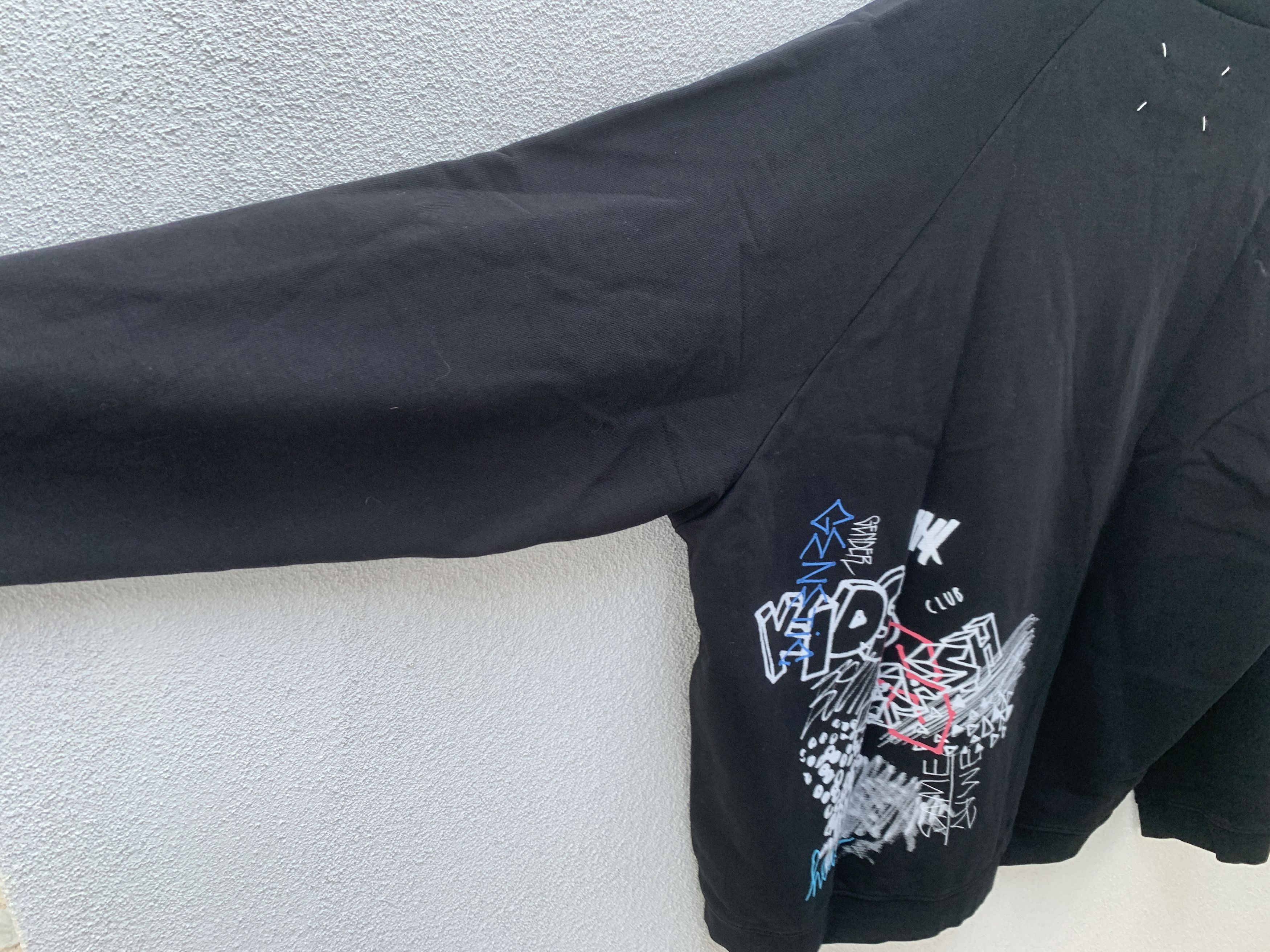 Maison Margiela MM14 GRAFFITI PRINT CREWDNECK OVERSIZED SWEATSHIRT Size US M / EU 48-50 / 2 - 8 Thumbnail