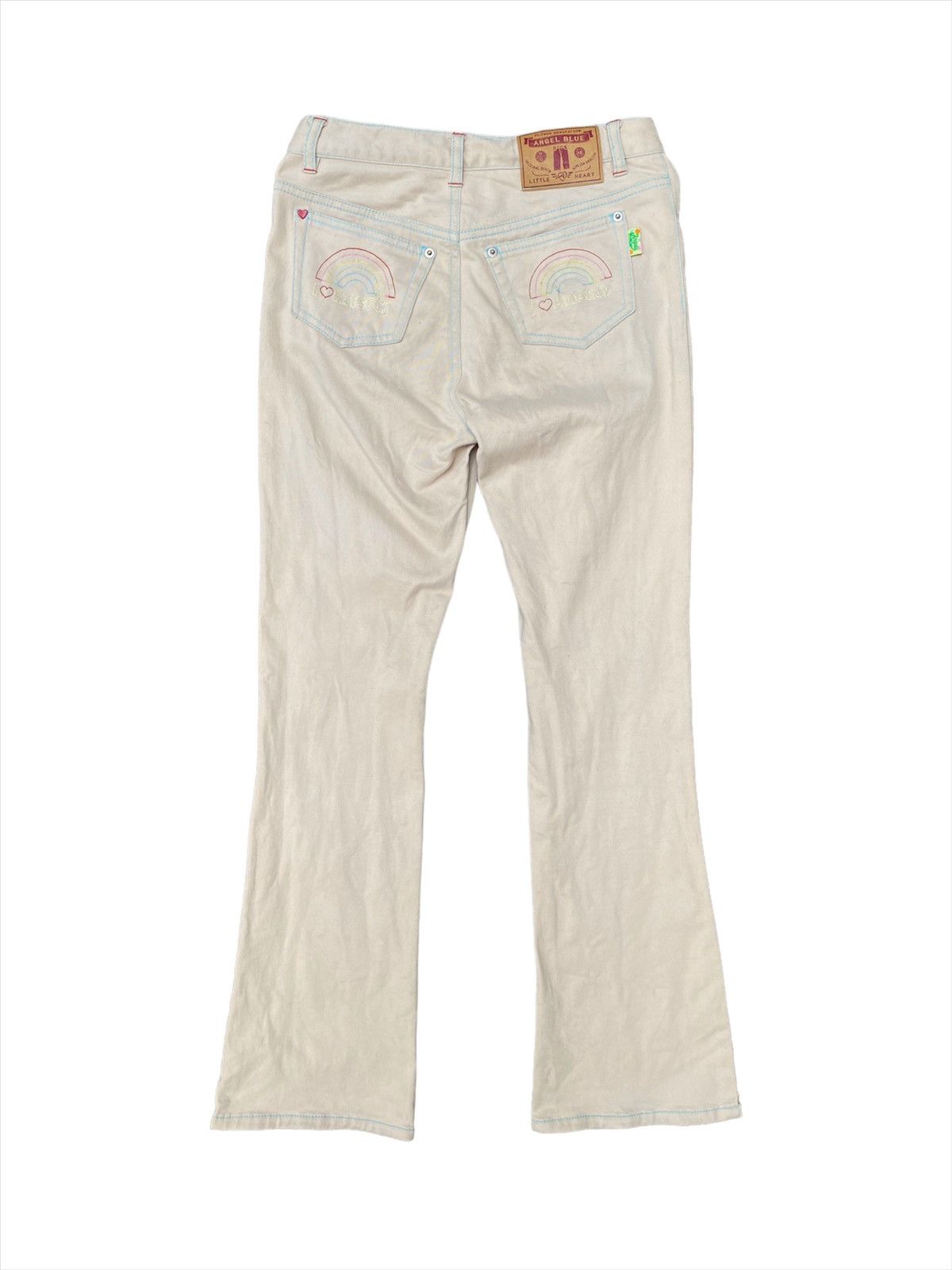 20471120 × Beauty Beast × Hysteric Glamour Angel Blue Japanese Brand Iconic Moscot Pants Size US 27 - 2 Thumbnail