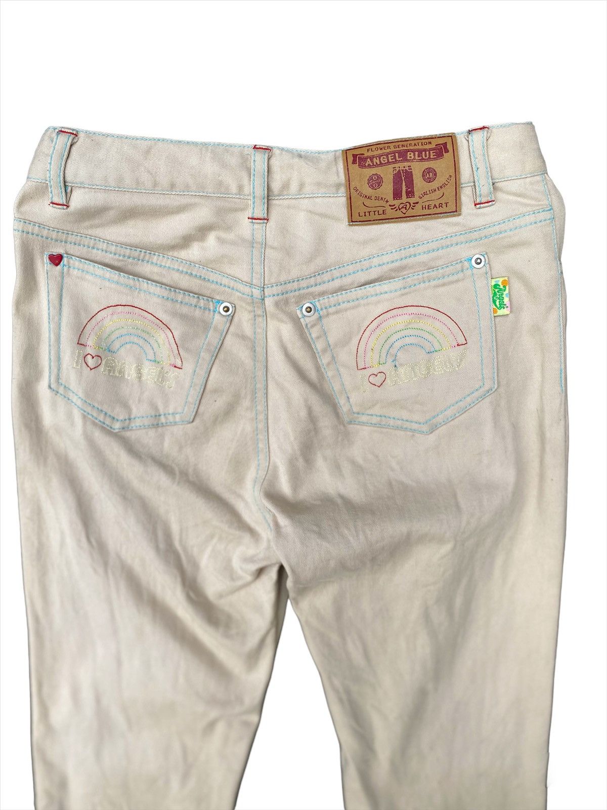 20471120 × Beauty Beast × Hysteric Glamour Angel Blue Japanese Brand Iconic Moscot Pants Size US 27 - 4 Thumbnail