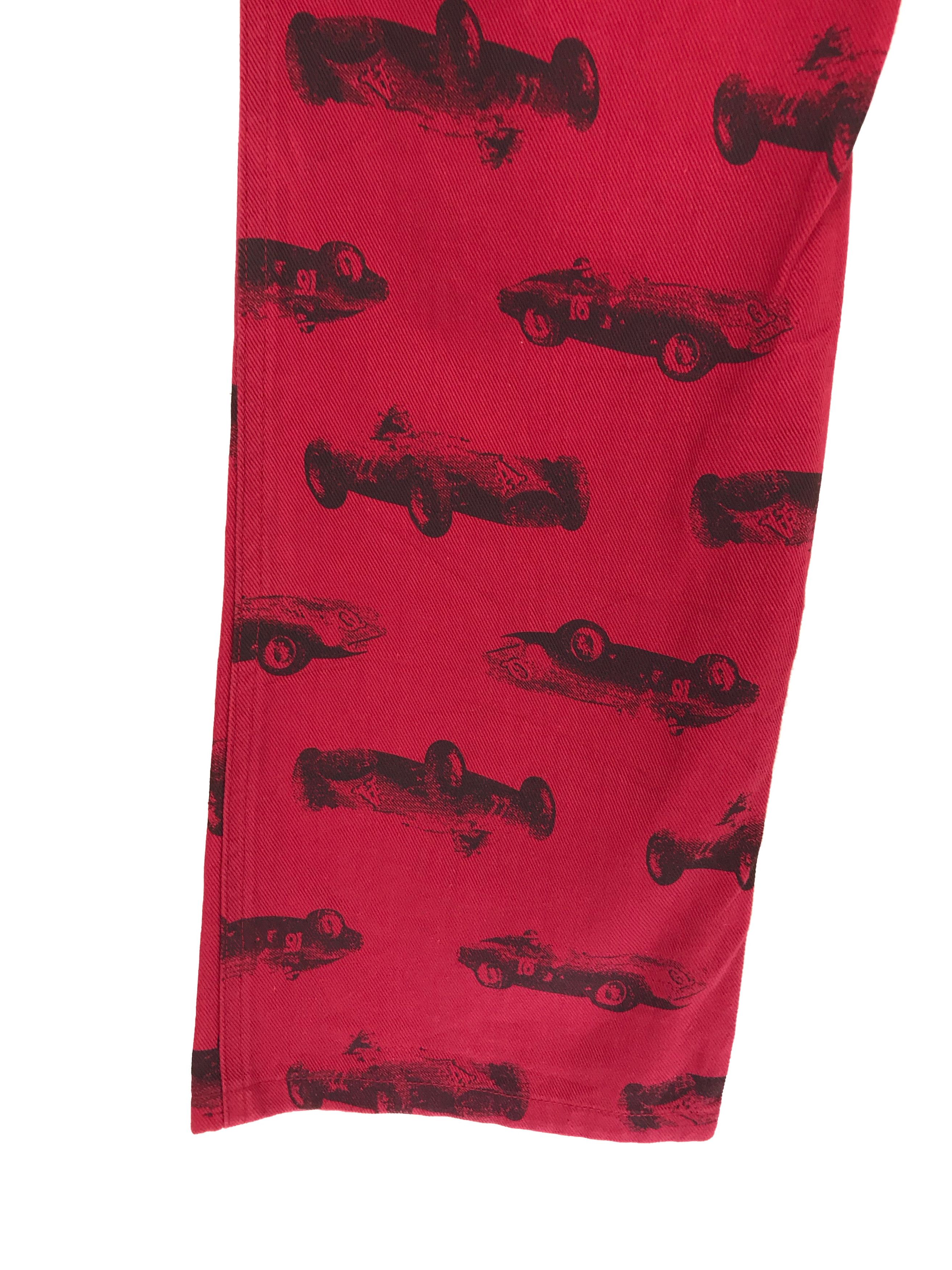 Hysteric Glamour Japanese Brand Classics Race Cars Print Flare Pants Size US 28 / EU 44 - 13 Thumbnail
