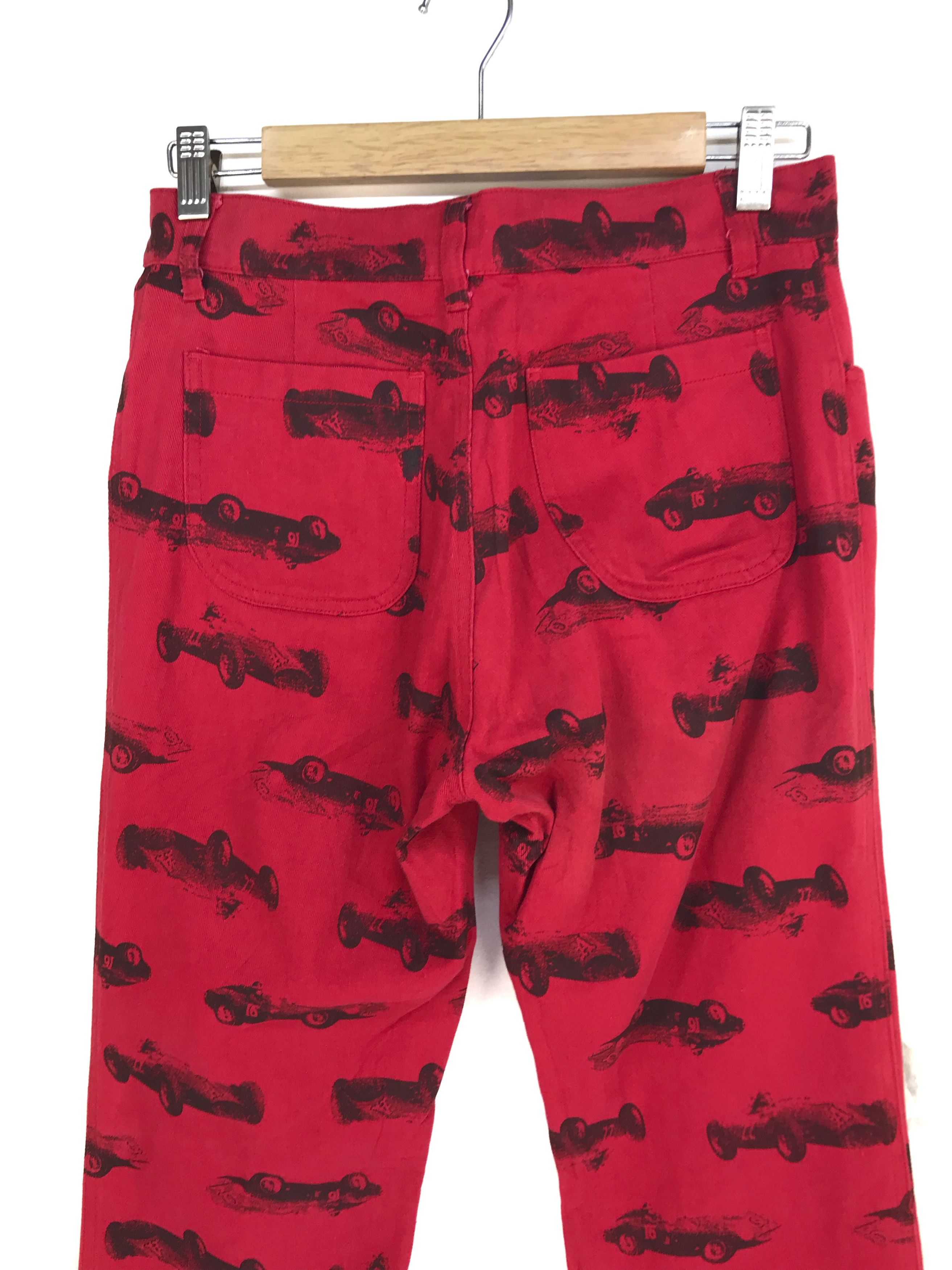 Hysteric Glamour Japanese Brand Classics Race Cars Print Flare Pants Size US 28 / EU 44 - 12 Thumbnail