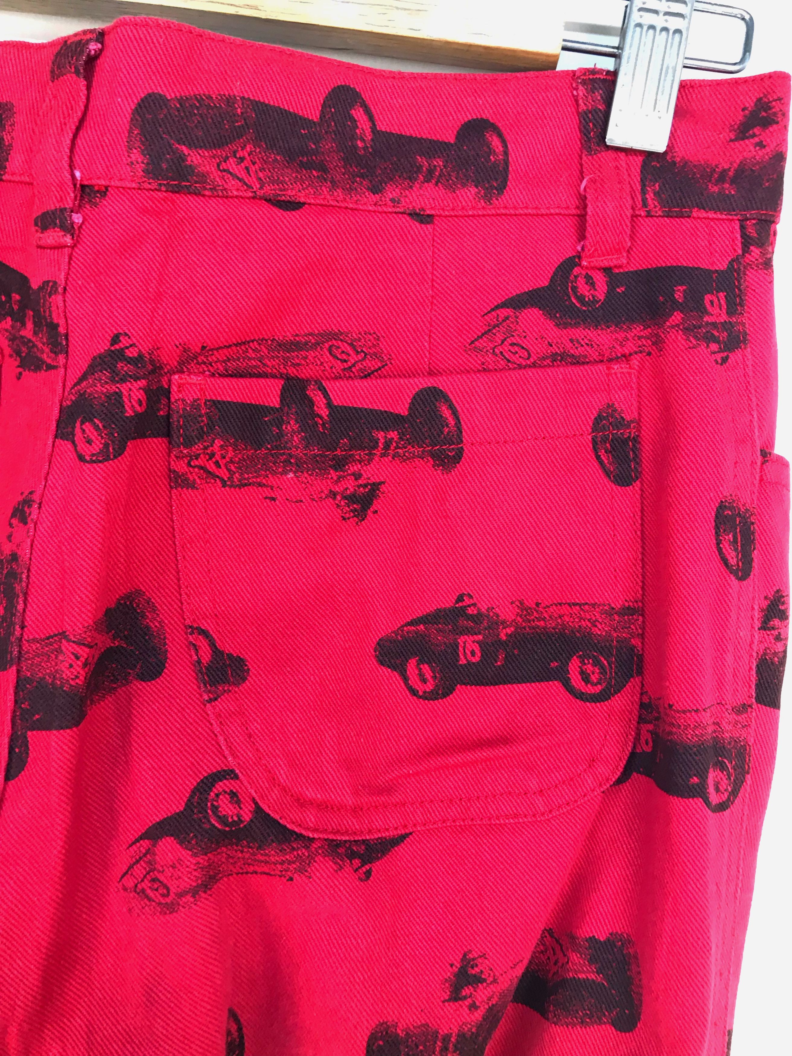 Hysteric Glamour Japanese Brand Classics Race Cars Print Flare Pants Size US 28 / EU 44 - 16 Thumbnail