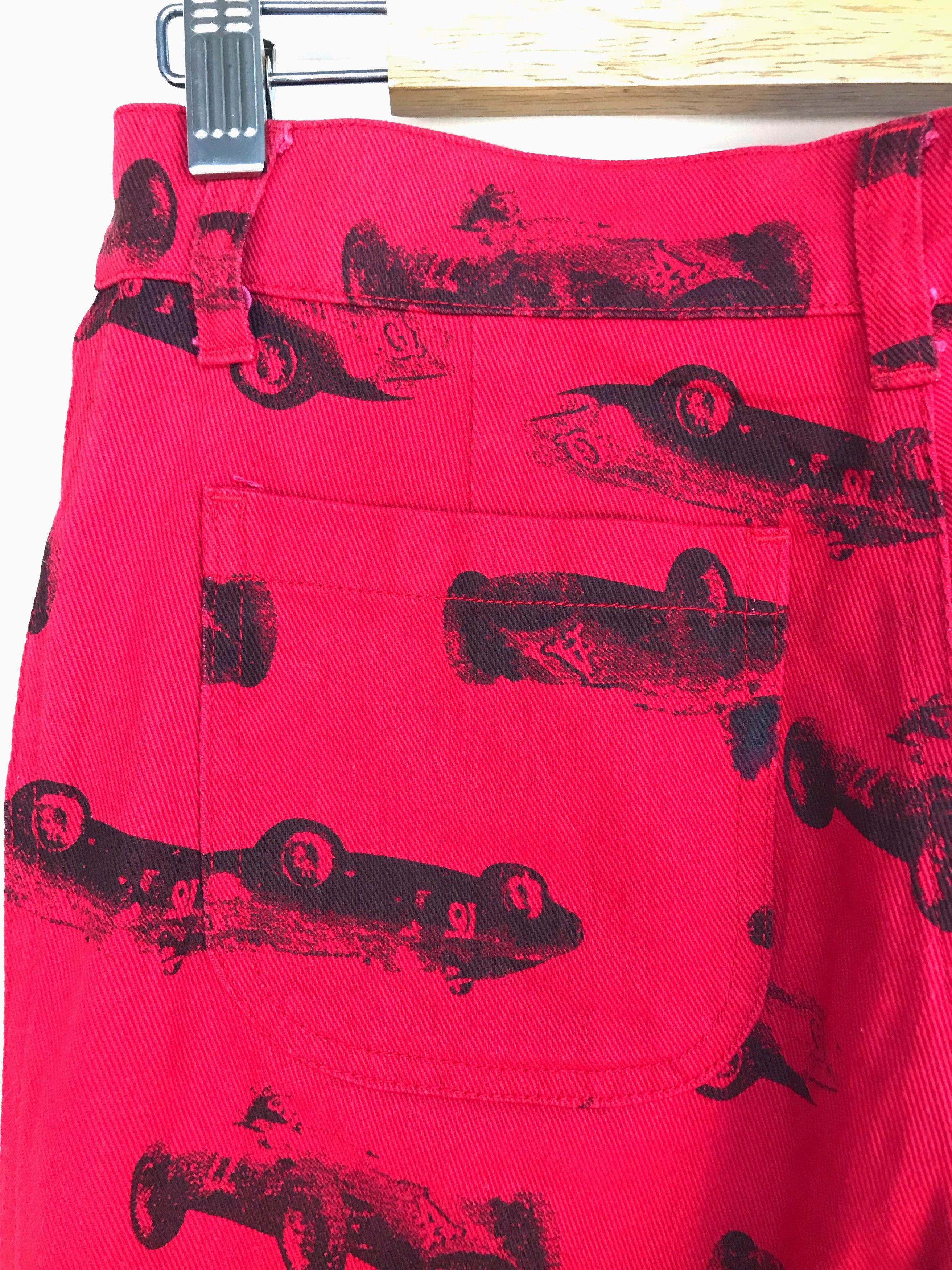 Hysteric Glamour Japanese Brand Classics Race Cars Print Flare Pants Size US 28 / EU 44 - 15 Thumbnail