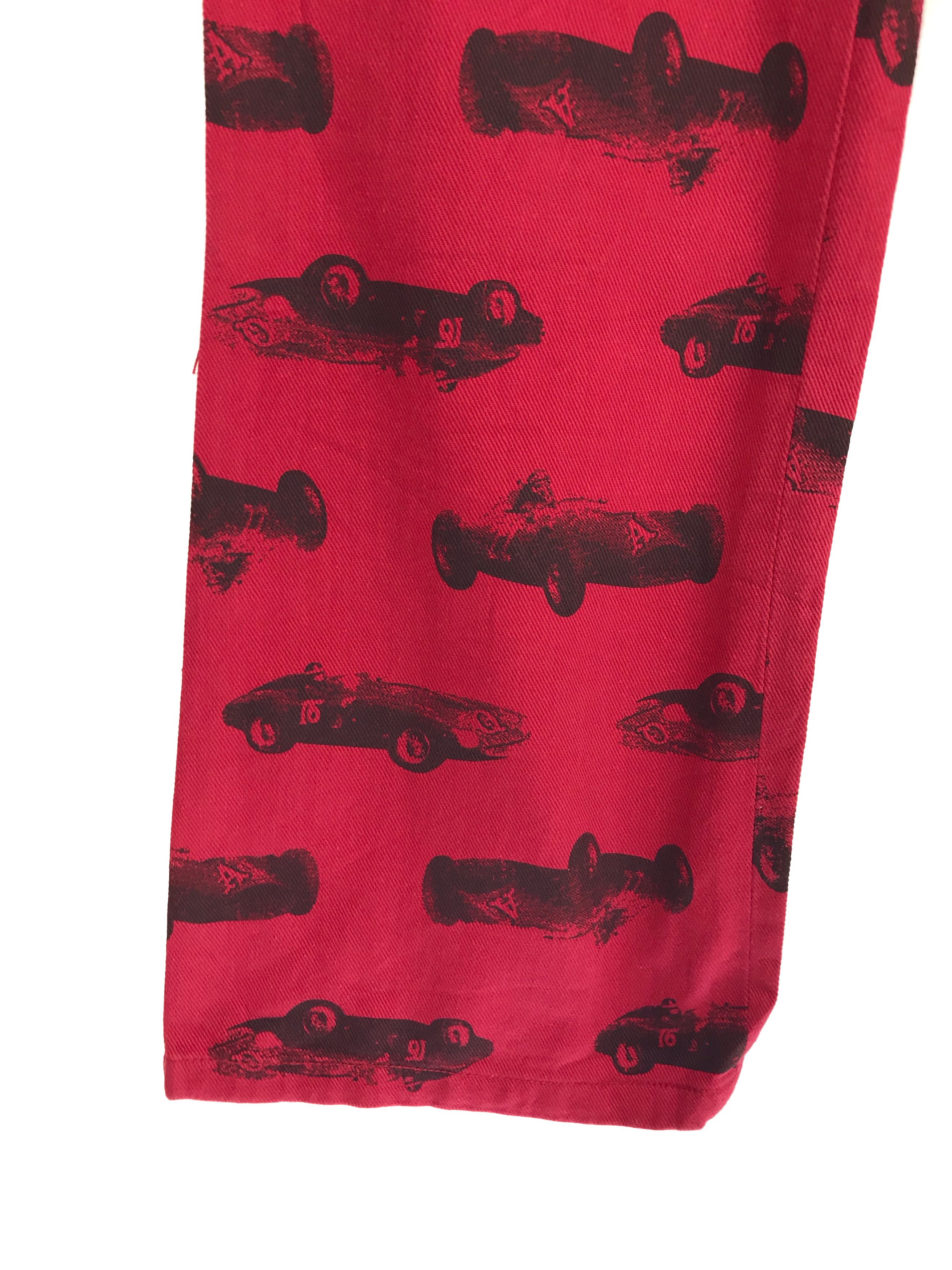 Hysteric Glamour Japanese Brand Classics Race Cars Print Flare Pants Size US 28 / EU 44 - 3 Thumbnail