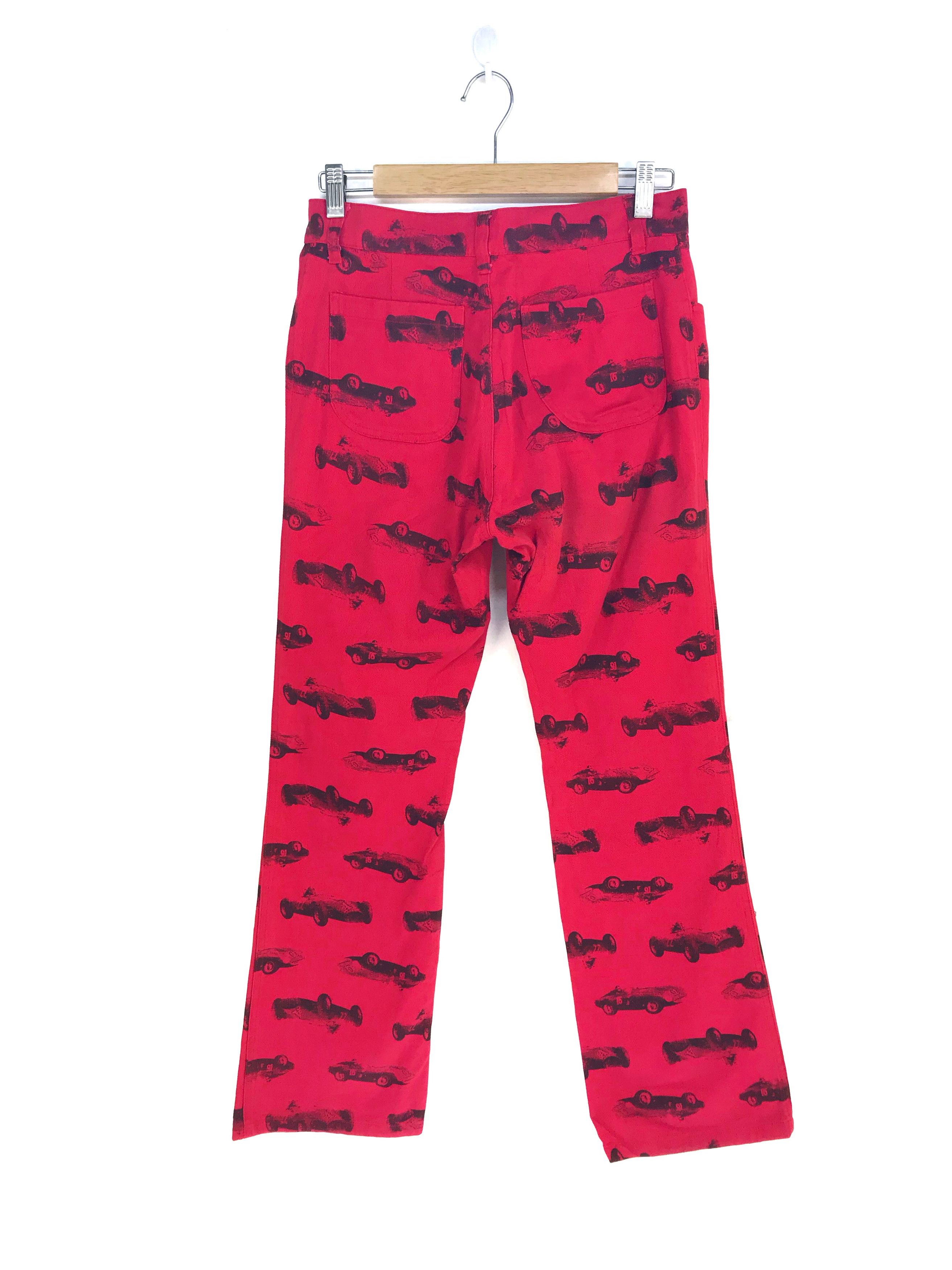 Hysteric Glamour Japanese Brand Classics Race Cars Print Flare Pants Size US 28 / EU 44 - 11 Thumbnail