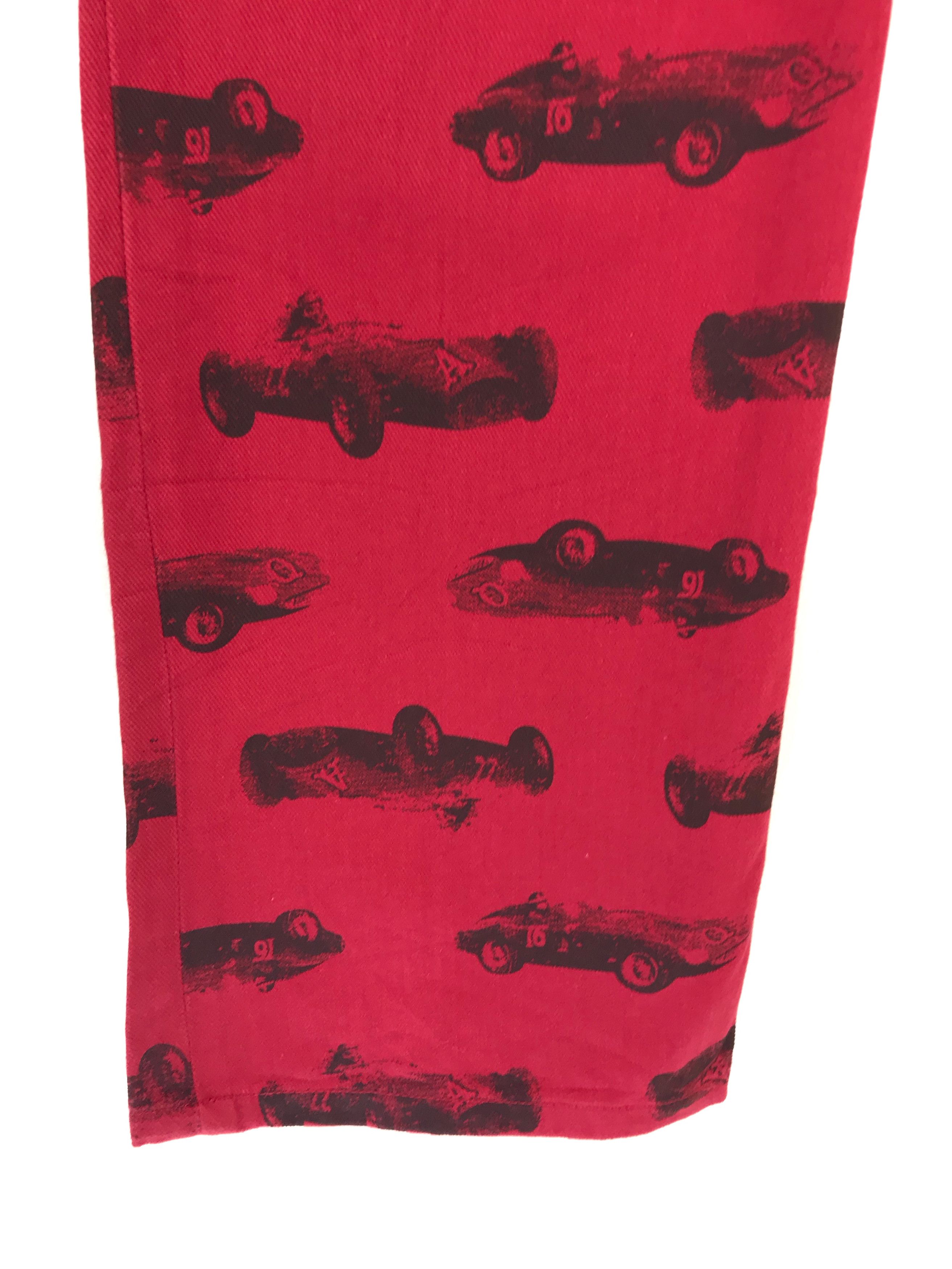 Hysteric Glamour Japanese Brand Classics Race Cars Print Flare Pants Size US 28 / EU 44 - 4 Thumbnail