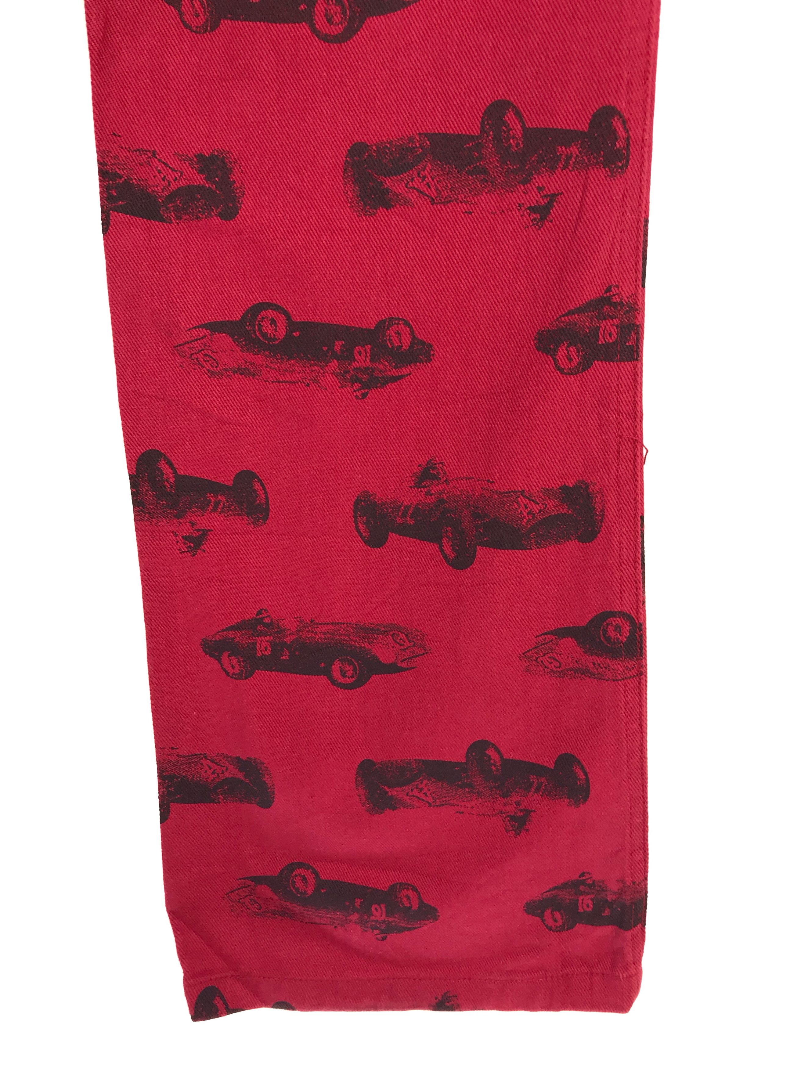 Hysteric Glamour Japanese Brand Classics Race Cars Print Flare Pants Size US 28 / EU 44 - 14 Thumbnail