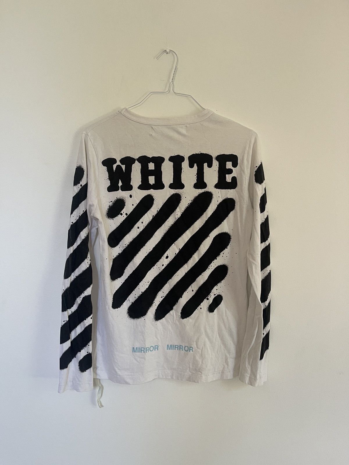 Off white spray paint LS TEE