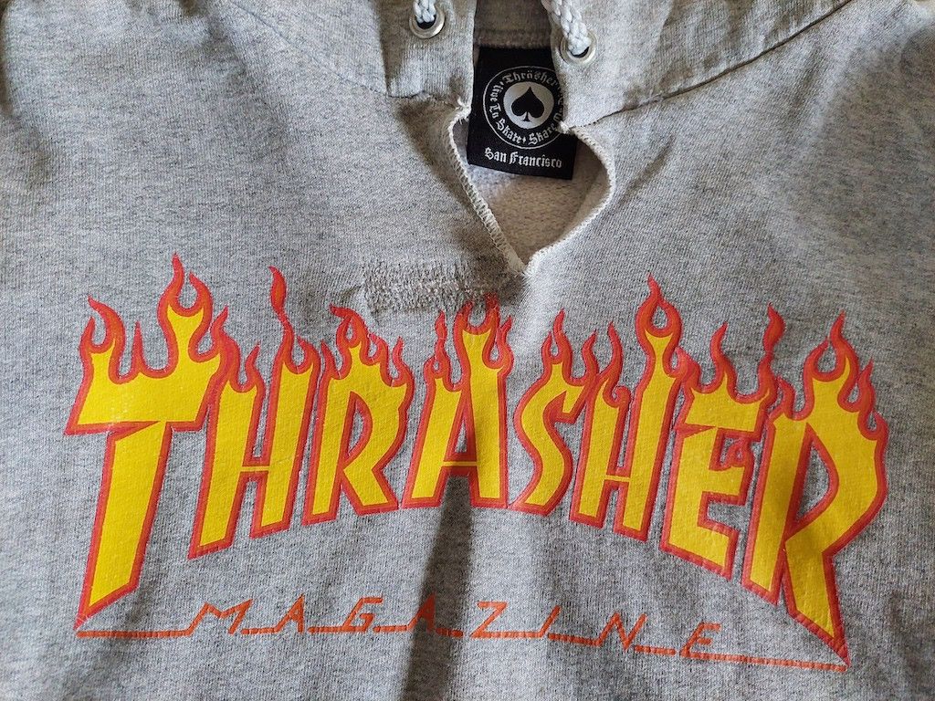 Thrasher DISTRESSED VINTAGE THRASHER HOODIE Size US M / EU 48-50 / 2 - 4 Thumbnail