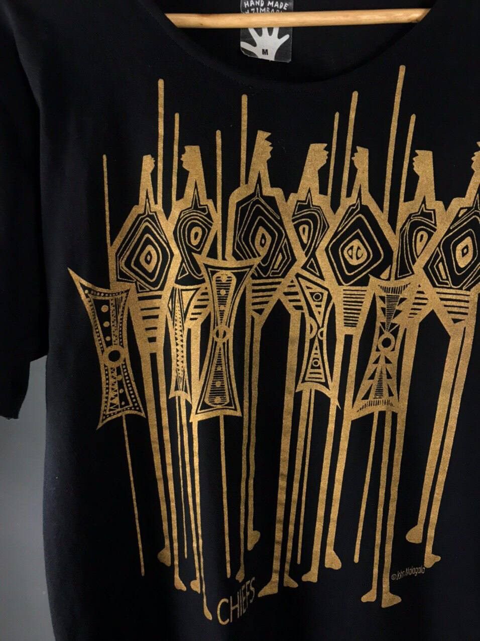 Handmade Hand made Zimbabwe art tee Size US M / EU 48-50 / 2 - 2 Thumbnail