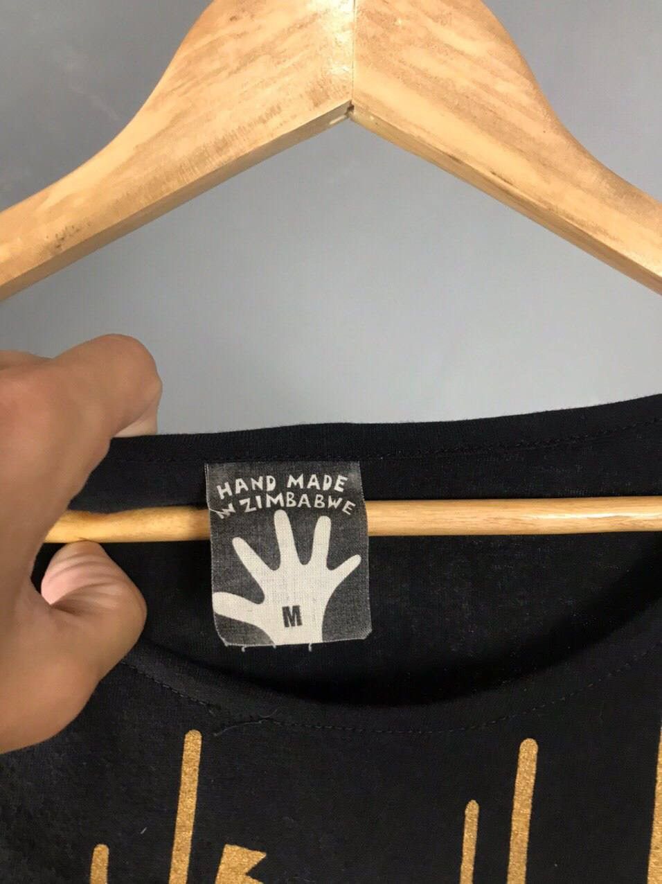 Handmade Hand made Zimbabwe art tee Size US M / EU 48-50 / 2 - 4 Thumbnail