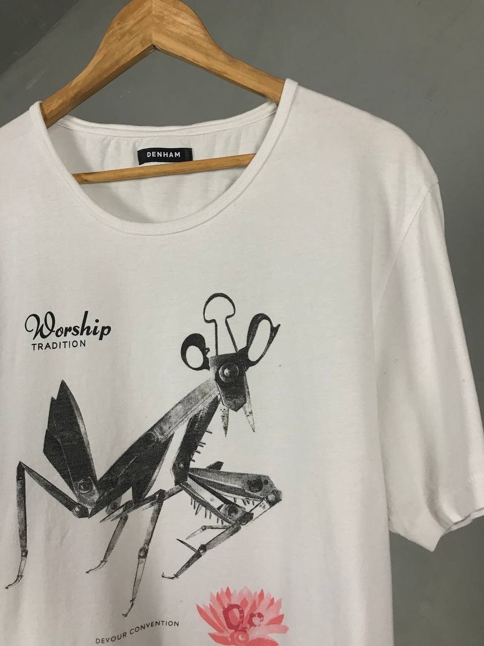 DENHAM Denham luxury streetwear white tee Size US XL / EU 56 / 4 - 2 Thumbnail