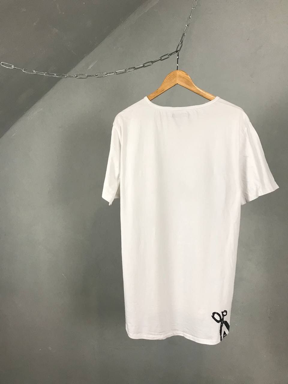 DENHAM Denham luxury streetwear white tee Size US XL / EU 56 / 4 - 5 Thumbnail