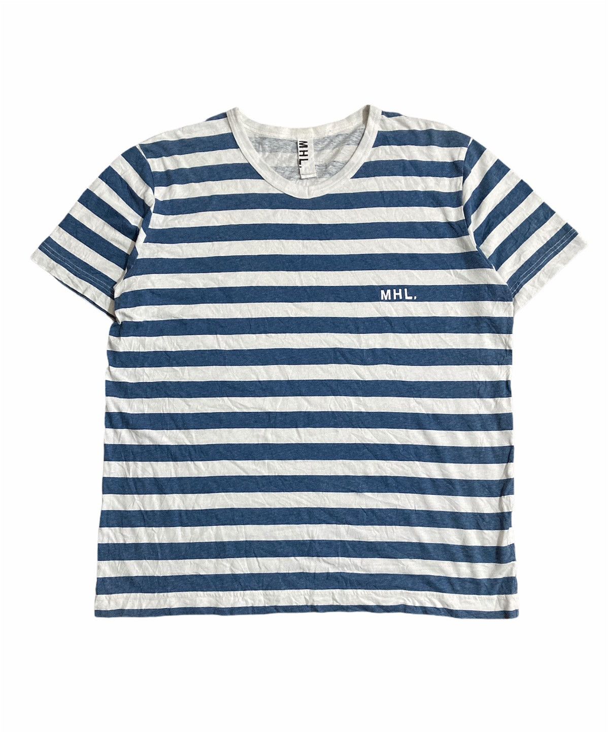 Margaret Howell MHL by Margaret Howell Stripes Tee Size US M / EU 48-50 / 2 - 2 Thumbnail