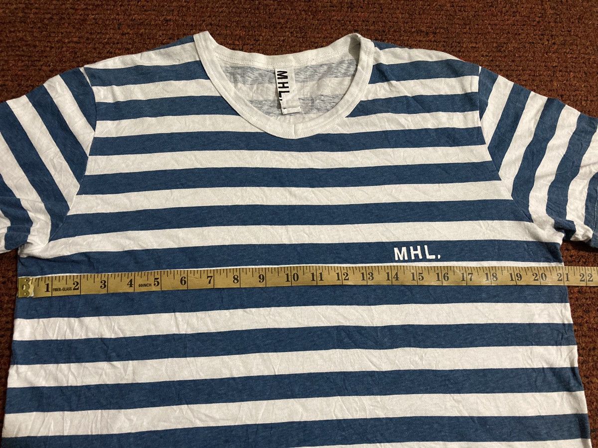 Margaret Howell MHL by Margaret Howell Stripes Tee Size US M / EU 48-50 / 2 - 6 Thumbnail