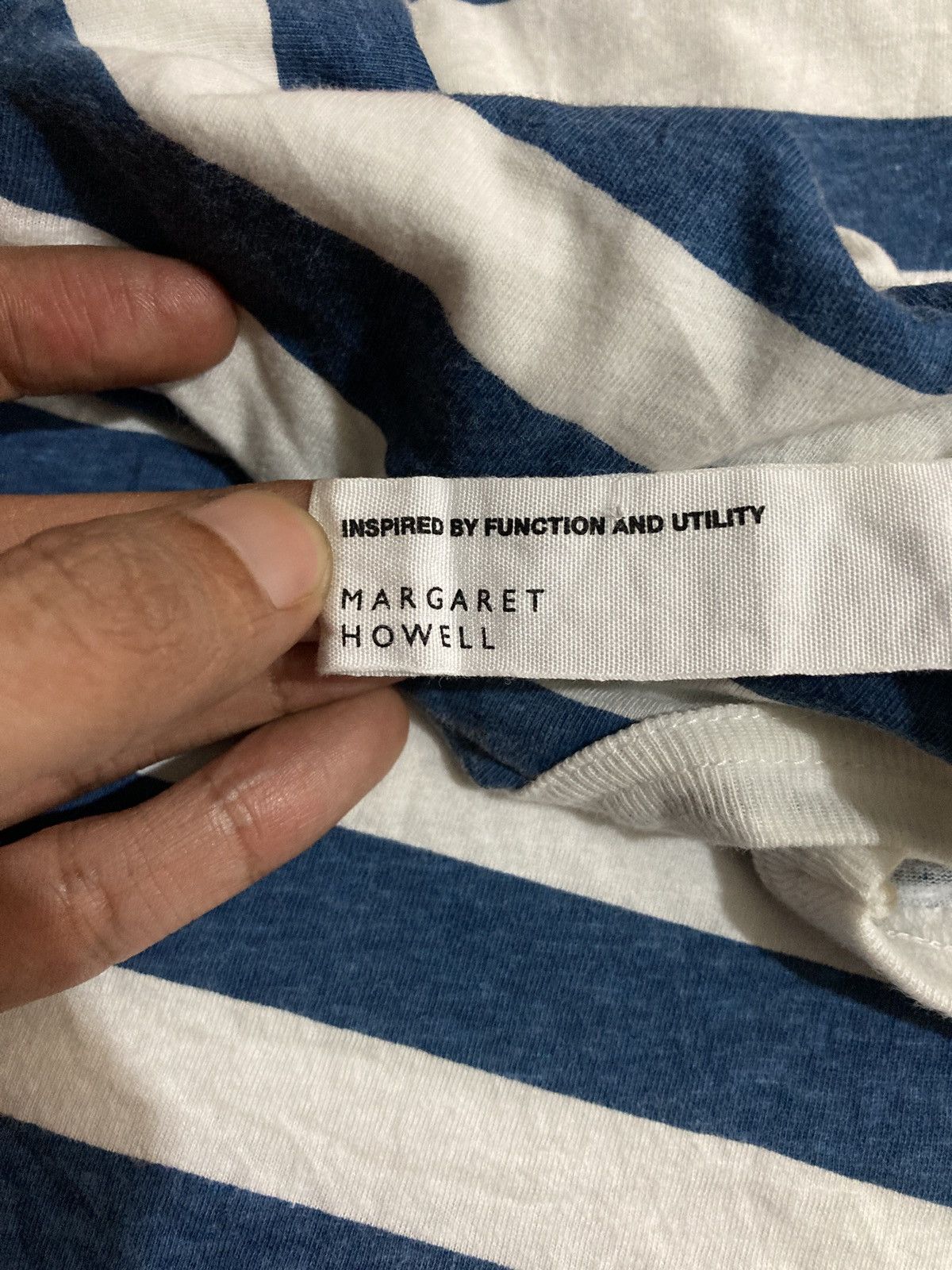 Margaret Howell MHL by Margaret Howell Stripes Tee Size US M / EU 48-50 / 2 - 4 Thumbnail