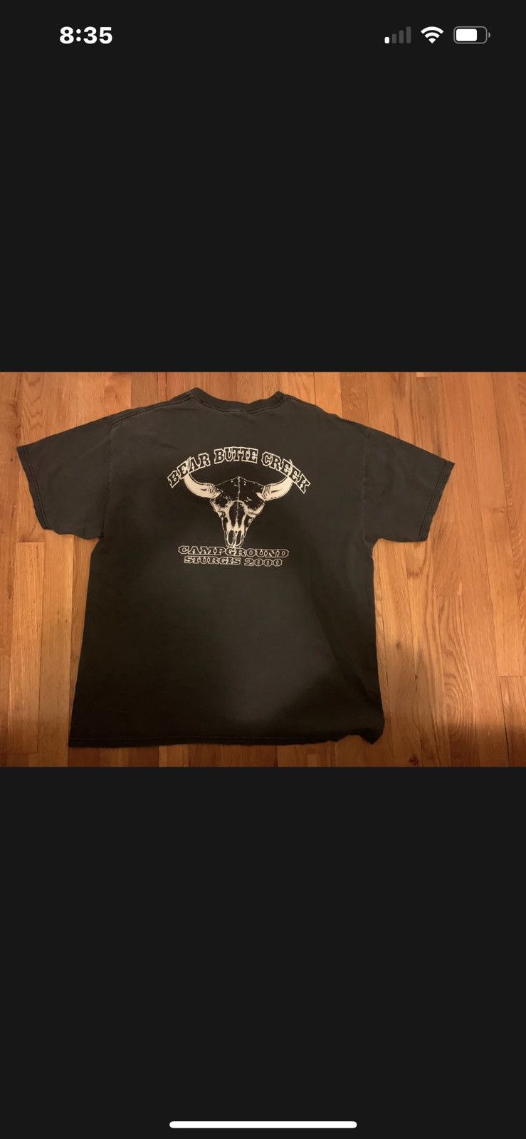Hanes × Vintage Vintage Bear Butte Creek Campground Sturgis 2000 Biker Size US L / EU 52-54 / 3 - 2 Thumbnail