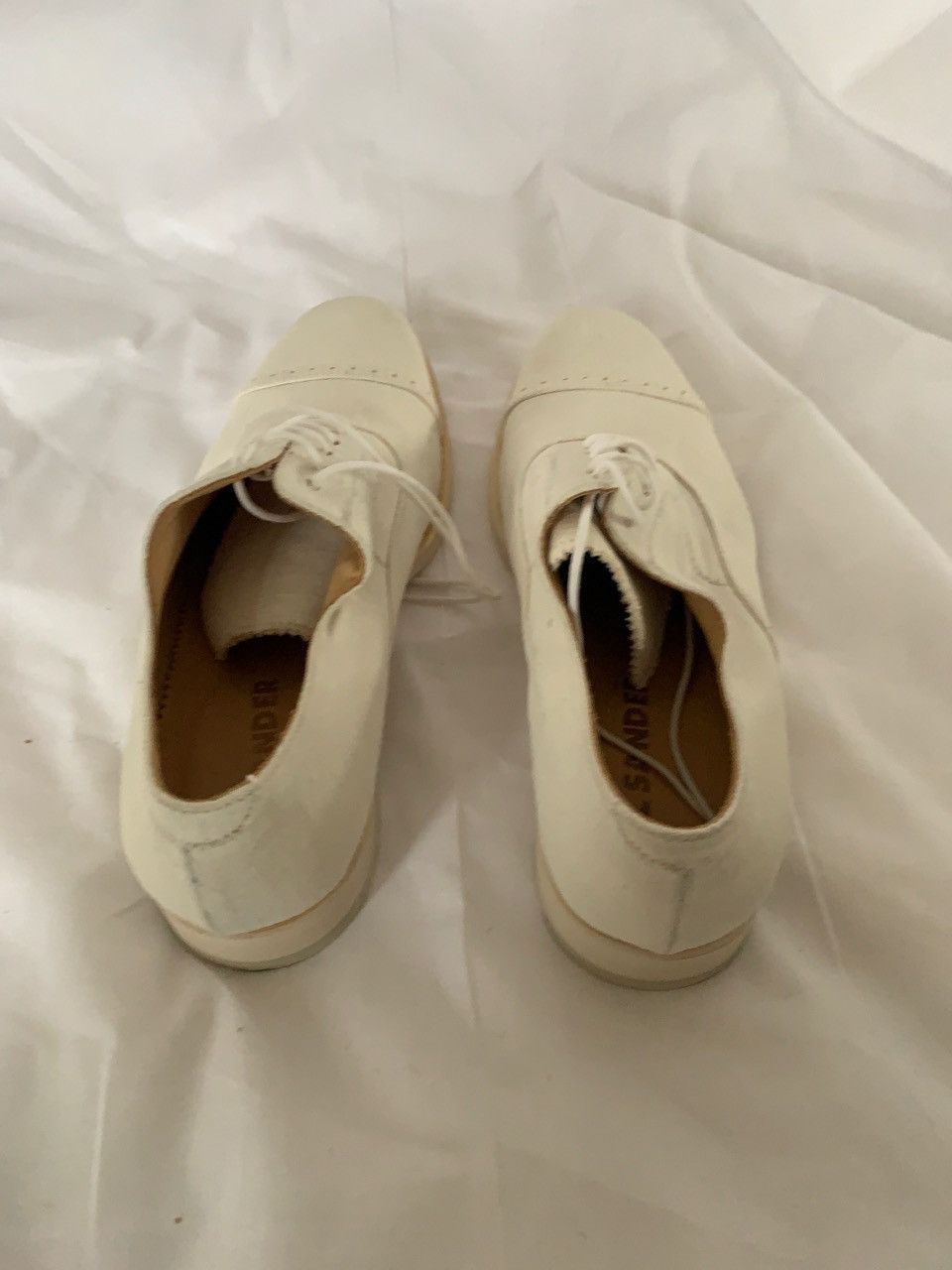 Jil Sander Raf Simons for Jil Sander BRAND NEW WHITE CANVAS OXFORD Size US 11 / EU 44 - 3 Thumbnail