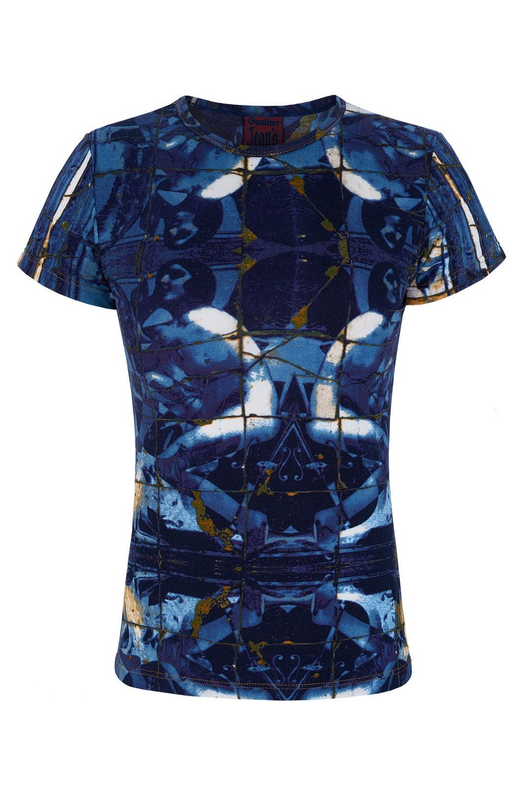 GAULTIER 1990s stain glass window print