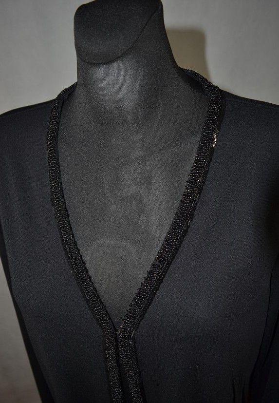Italian Designers LA PERLA Black Blouse Made In Italy IT 48 Size XL / US 12-14 / IT 48-50 - 3 Thumbnail
