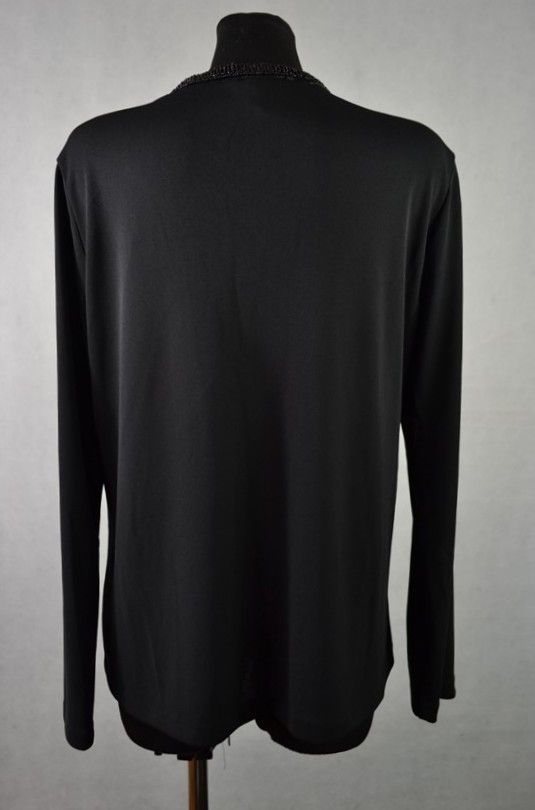Italian Designers LA PERLA Black Blouse Made In Italy IT 48 Size XL / US 12-14 / IT 48-50 - 2 Preview