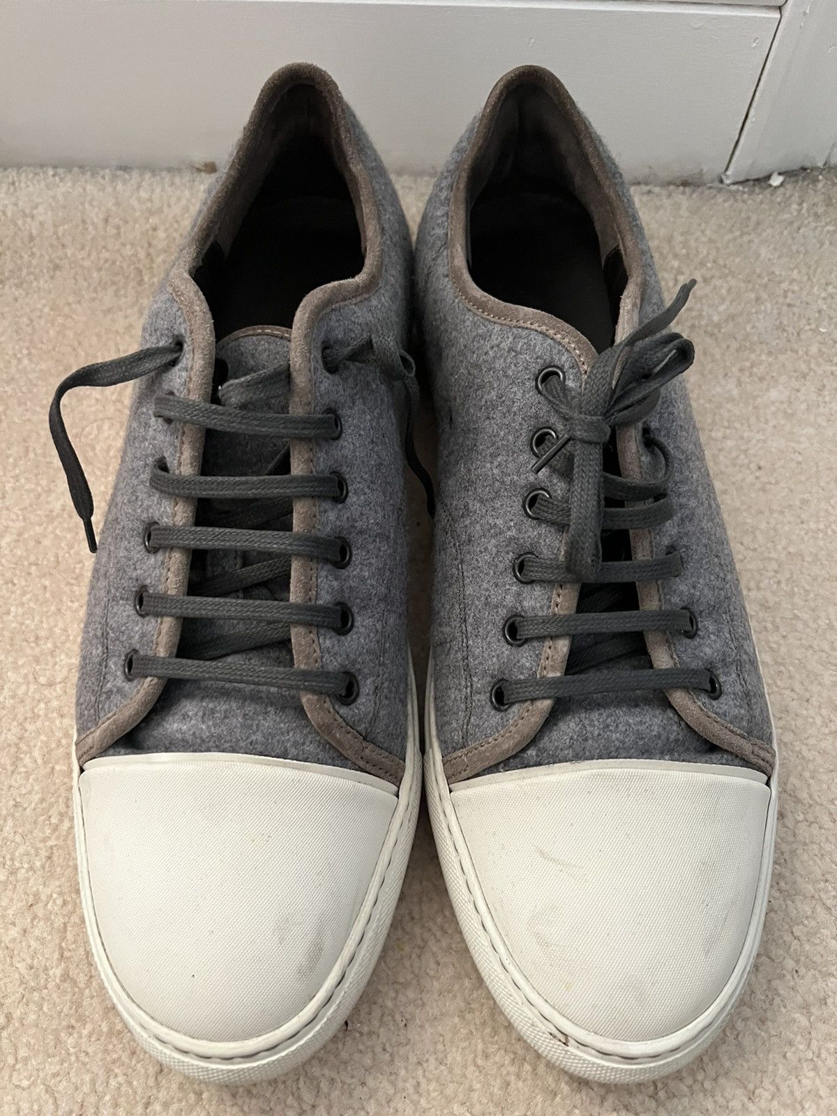 Lanvin Grey Flannel Lanvin Classic Size US 12 / EU 45 - 2 Thumbnail