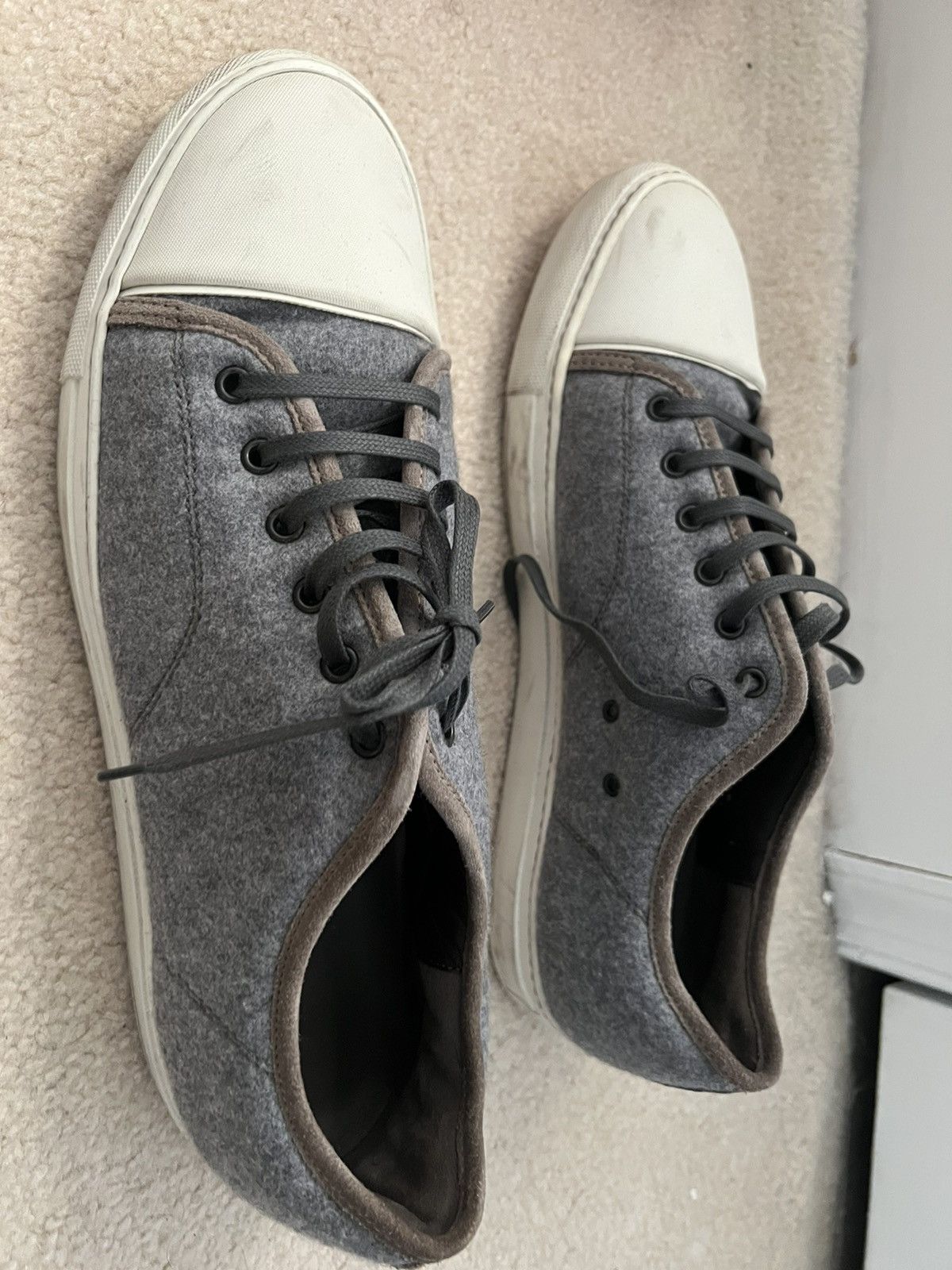 Lanvin Grey Flannel Lanvin Classic Size US 12 / EU 45 - 4 Thumbnail