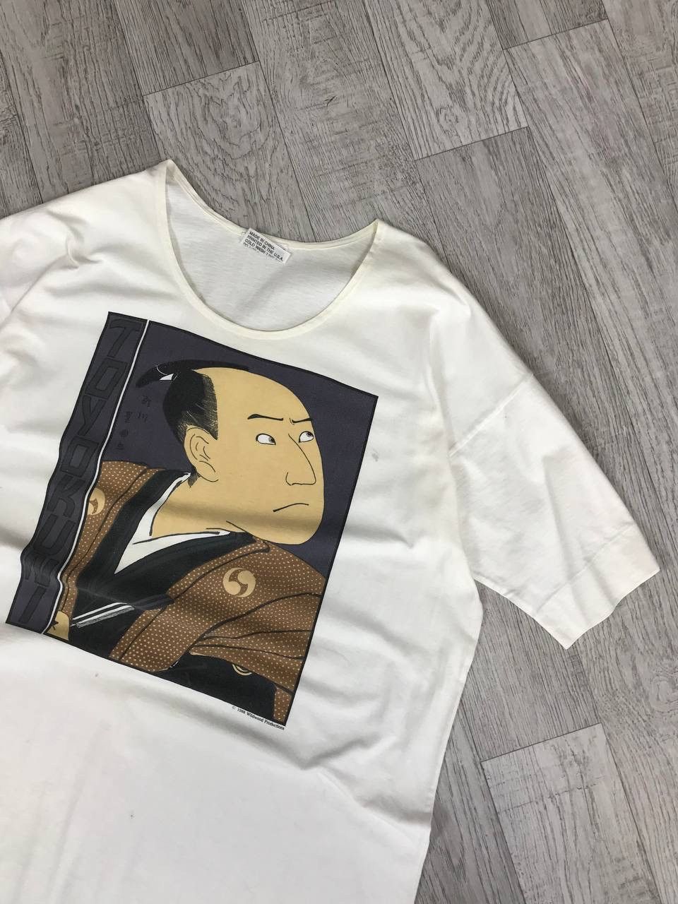 Vintage Wildwood Production 1988 rare Toyokuni Japanese tee Size US L / EU 52-54 / 3 - 2 Thumbnail