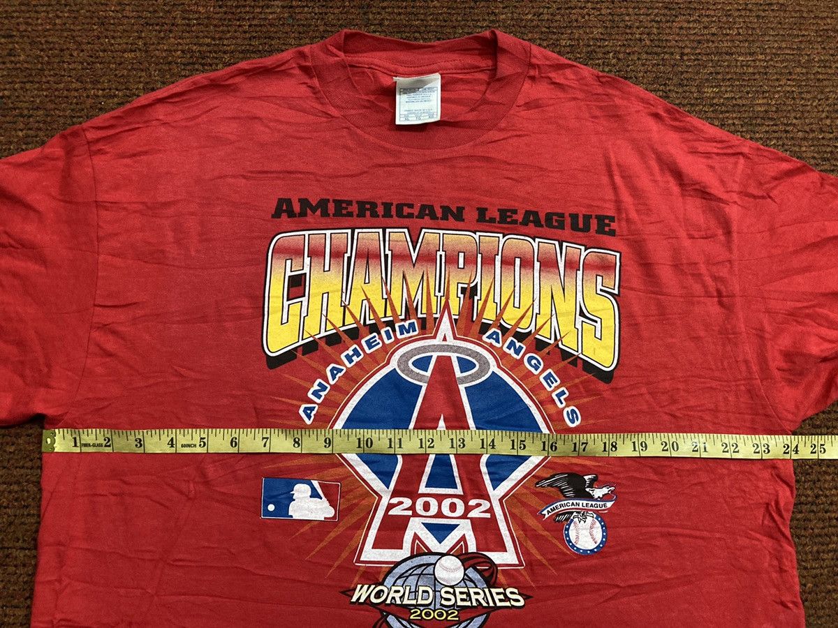 MLB Vintage 2002 MLB Anaheim Angels World Series Tee Size US XL / EU 56 / 4 - 6 Thumbnail