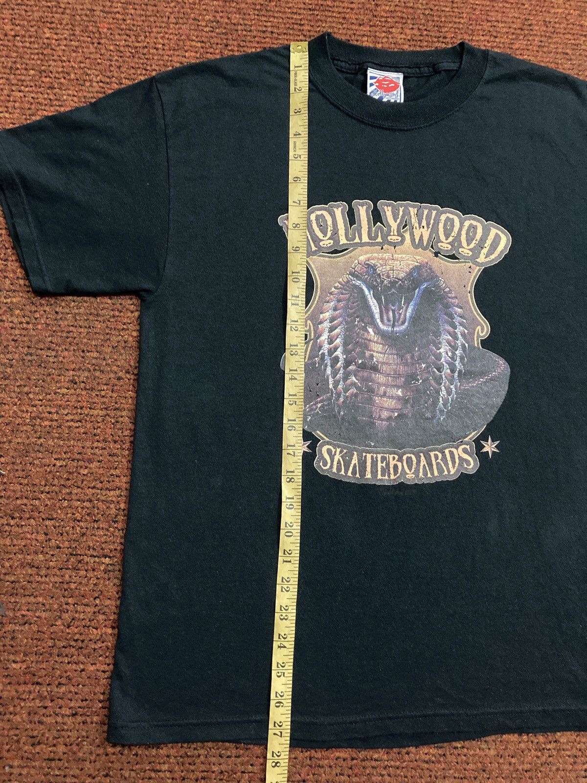 Vintage Rare Vintage Hollywood Skateboards Cobra Tee Size US M / EU 48-50 / 2 - 8 Thumbnail