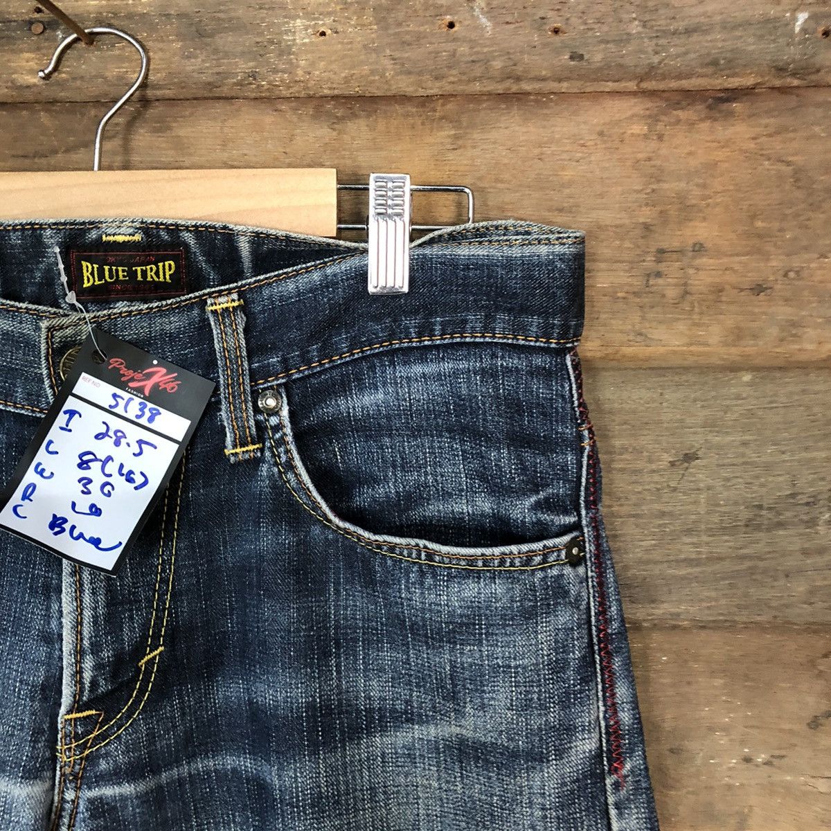 Edwin Edwin vtg faded Distressed Denim Pants #5138 Size US 30 / EU 46 - 5 Thumbnail
