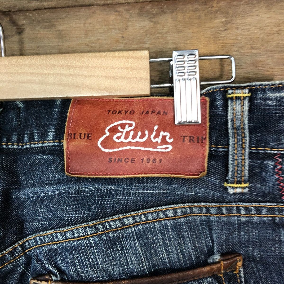 Edwin Edwin vtg faded Distressed Denim Pants #5138 Size US 30 / EU 46 - 14 Thumbnail