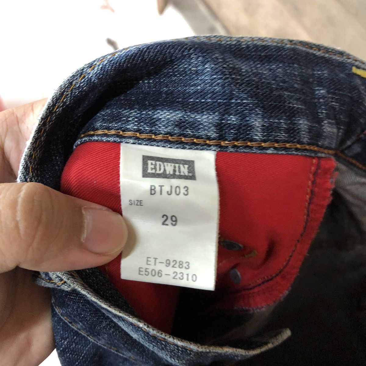 Edwin Edwin vtg faded Distressed Denim Pants #5138 Size US 30 / EU 46 - 17 Thumbnail