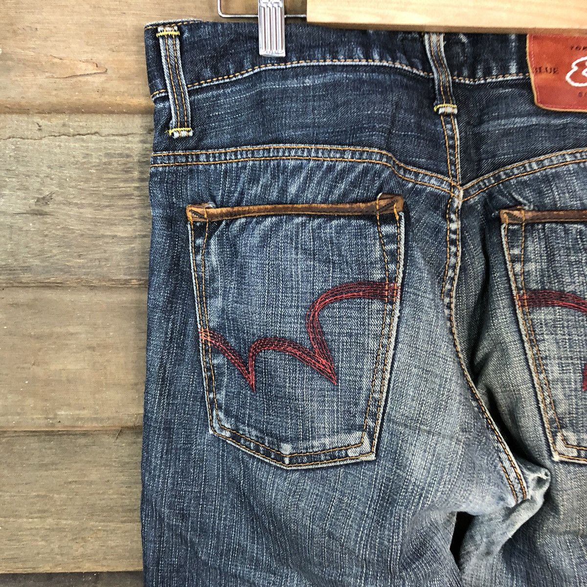 Edwin Edwin vtg faded Distressed Denim Pants #5138 Size US 30 / EU 46 - 12 Thumbnail