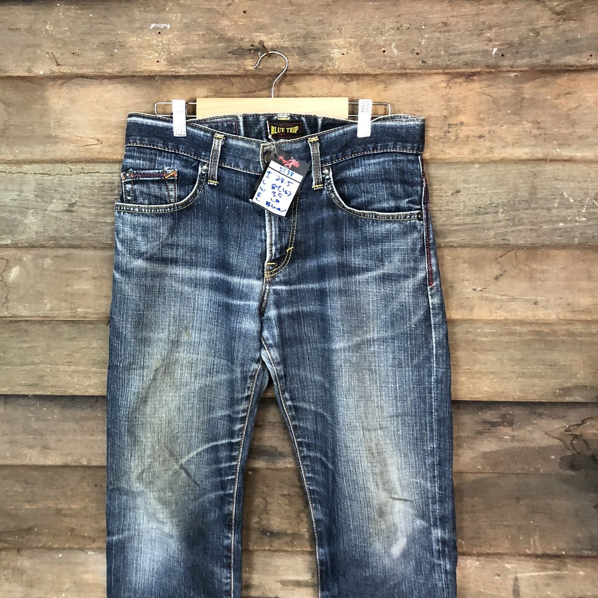 Edwin Edwin vtg faded Distressed Denim Pants #5138 Size US 30 / EU 46 - 2 Thumbnail
