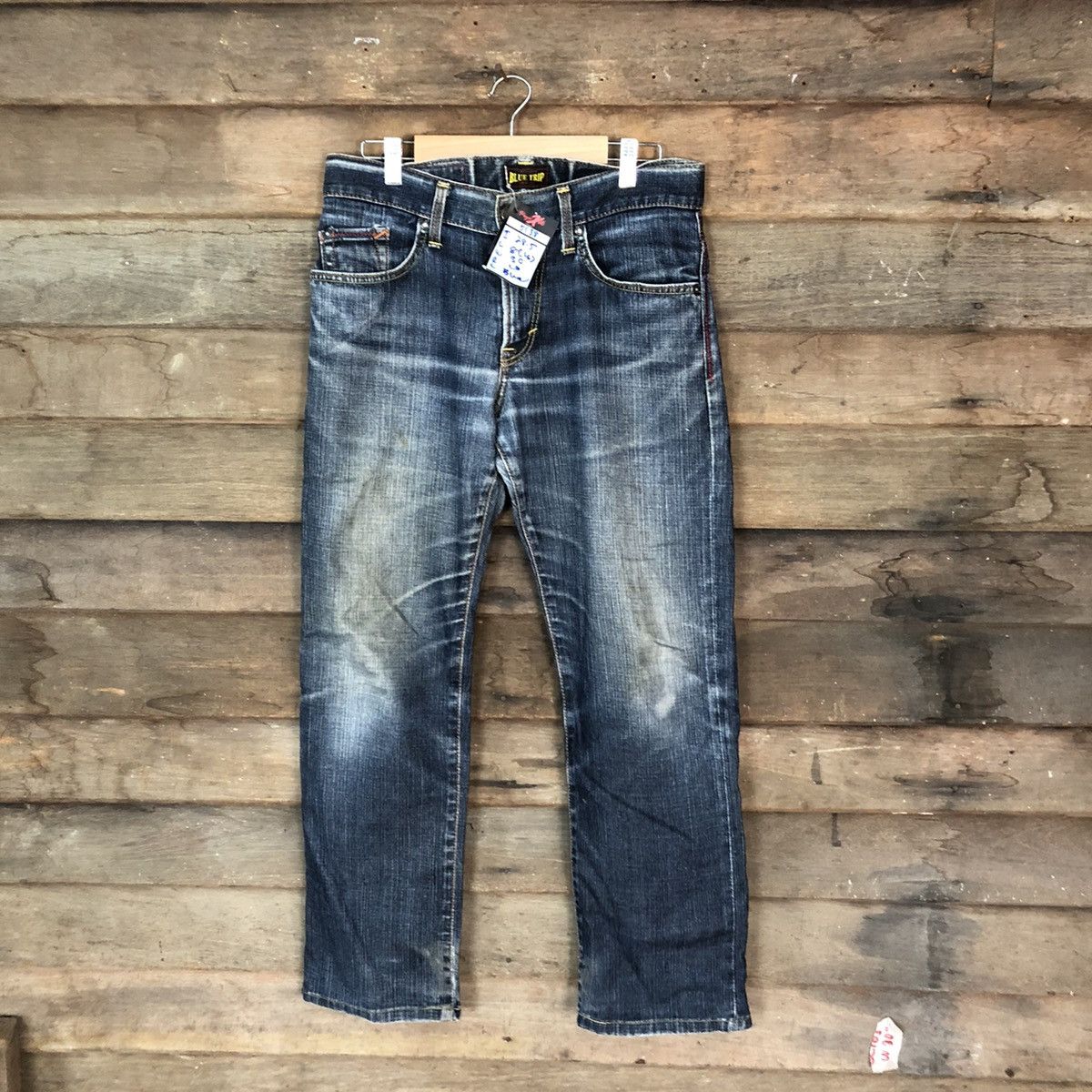 Edwin Edwin vtg faded Distressed Denim Pants #5138 Size US 30 / EU 46 - 1 Thumbnail