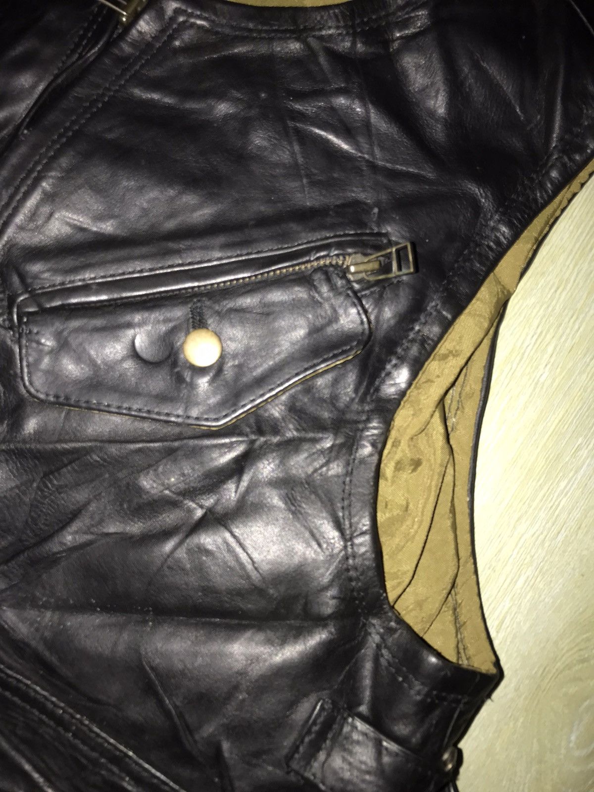 Japanese Brand Vintage Harold’s Gear Multi Pocket Leather Biker Jacket Size US S / EU 44-46 / 1 - 10 Thumbnail