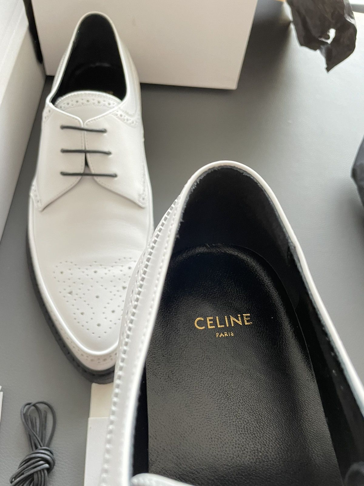 Celine × Hedi Slimane Super Runway Brand NEW Celine By Hedi Slimane Leather Loafer Size US 10 / EU 43 - 10 Thumbnail