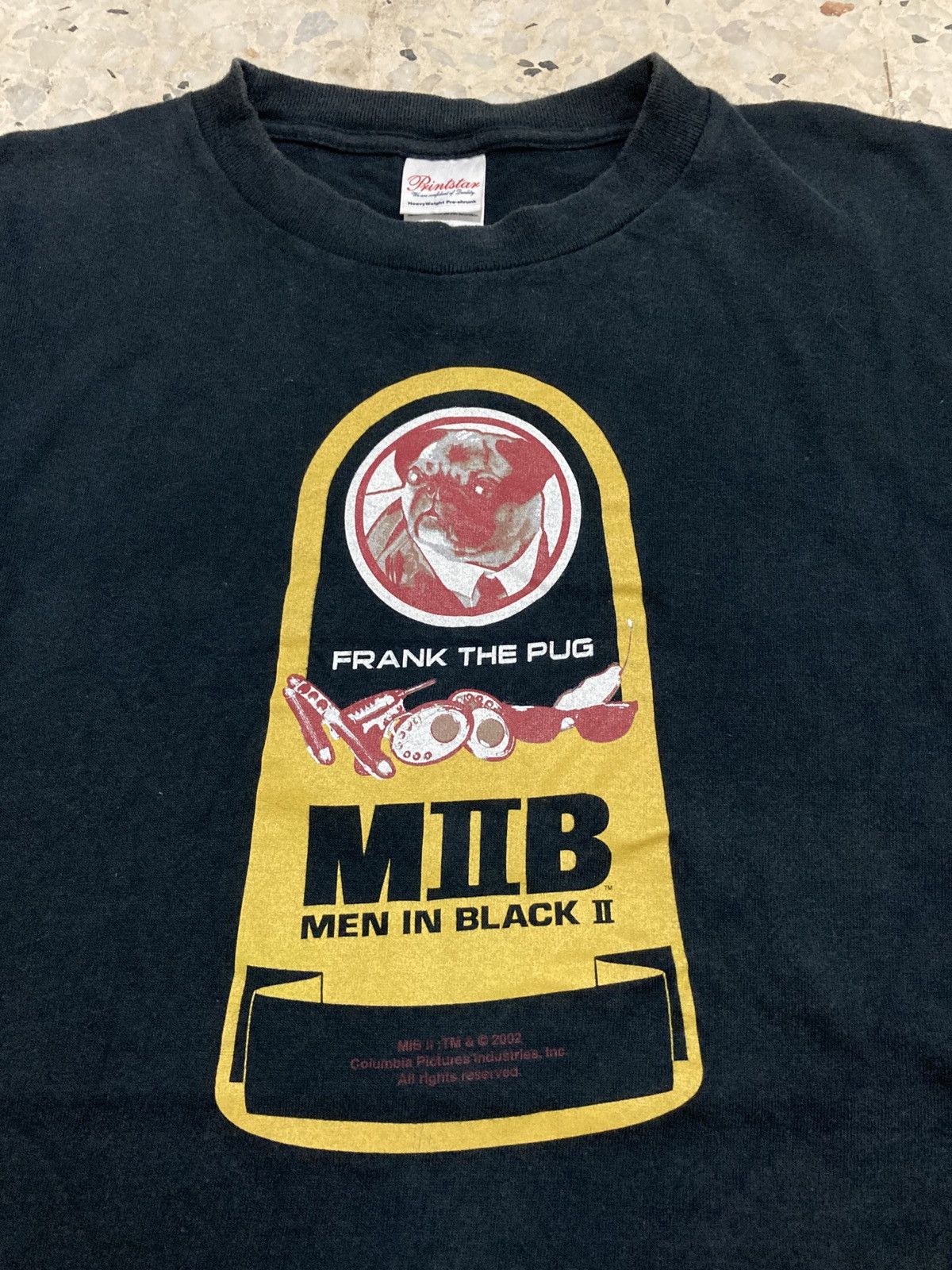 Vintage Vintage 2002 Men In Black 2 Frank The Pug Tee Size US M / EU 48-50 / 2 - 6 Thumbnail
