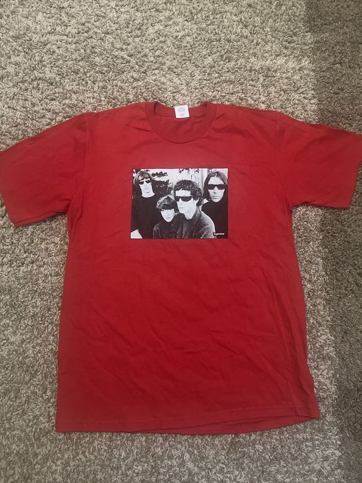 Supreme velvet hot sale underground tee