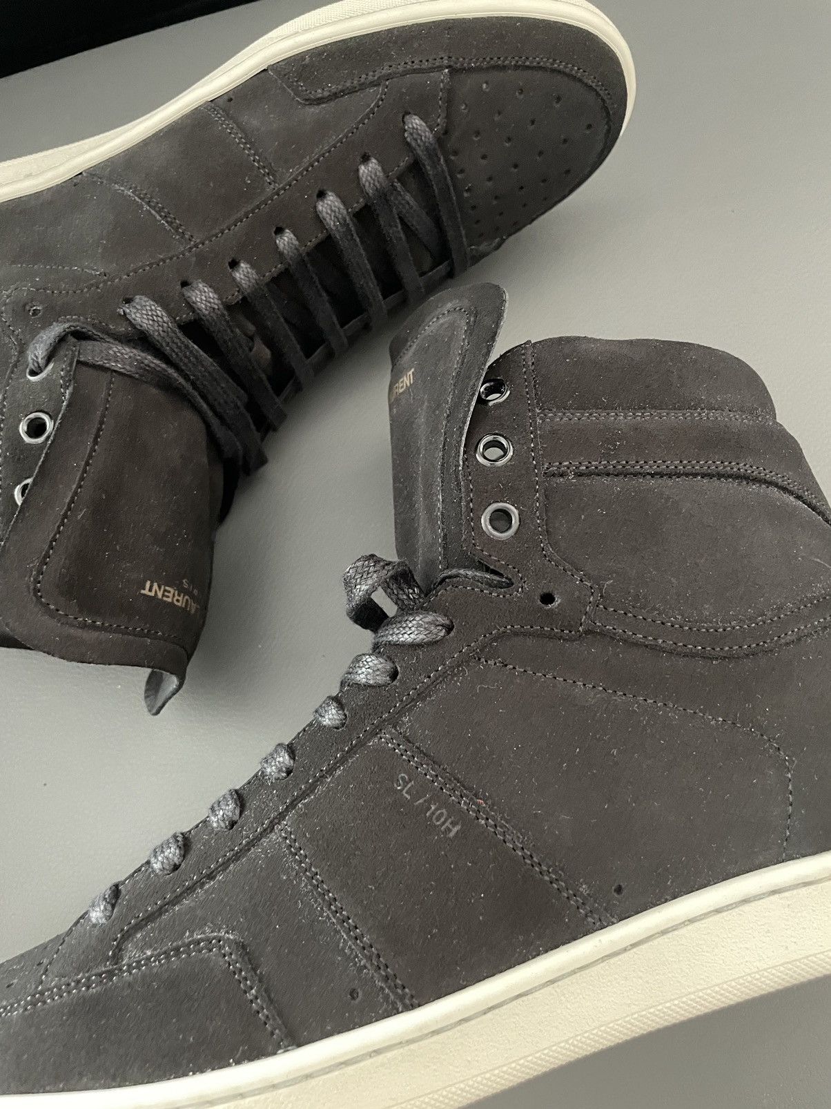 Hedi Slimane × Saint Laurent Paris × Yves Saint Laurent Brand NEW Runway Saint Laurent Suede Leather Sneakers Size US 9 / EU 42 - 5 Thumbnail