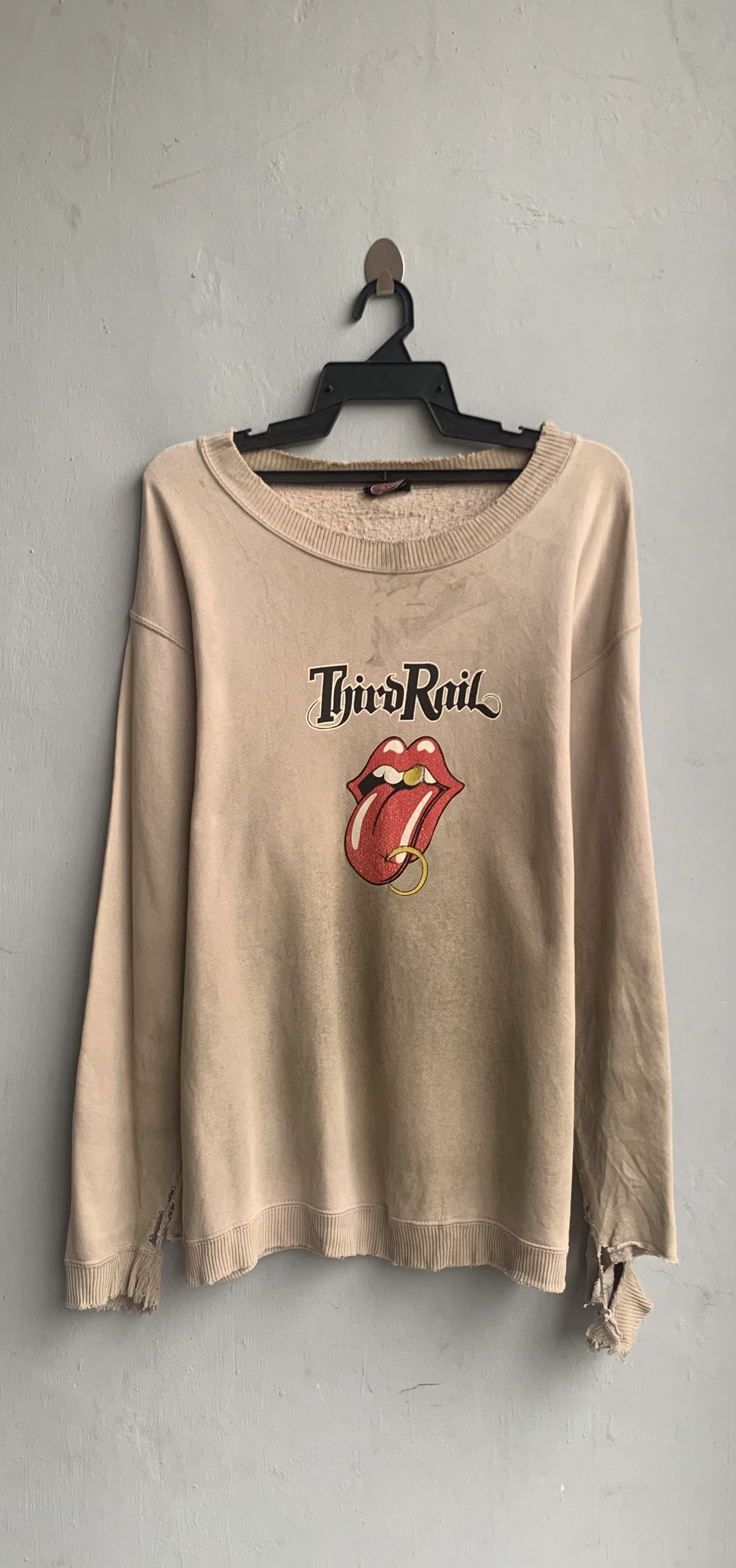 Vintage Vintage Third Rail Tongue Sweatshirt Size US XL / EU 56 / 4 - 1 Thumbnail