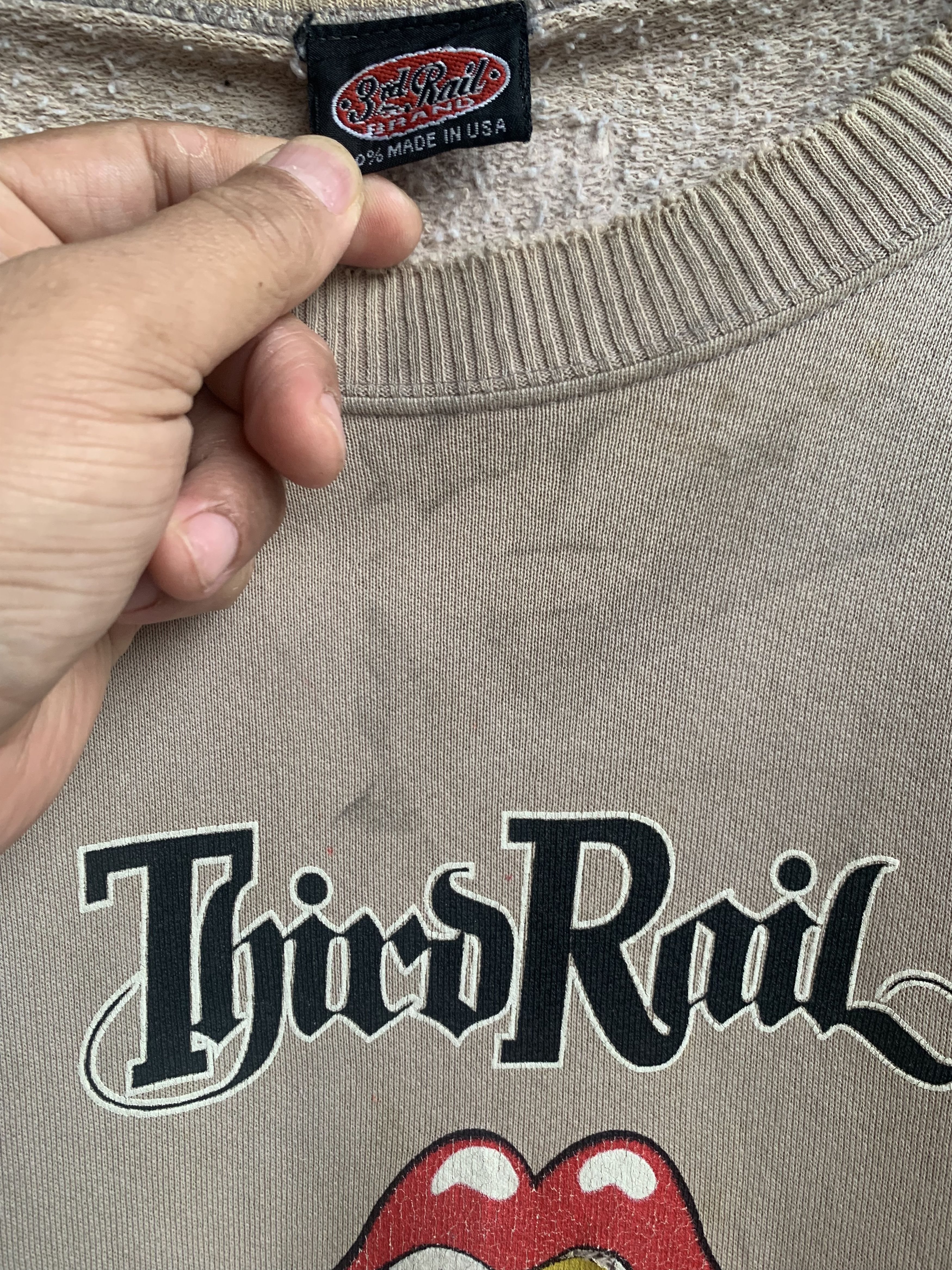 Vintage Vintage Third Rail Tongue Sweatshirt Size US XL / EU 56 / 4 - 3 Thumbnail