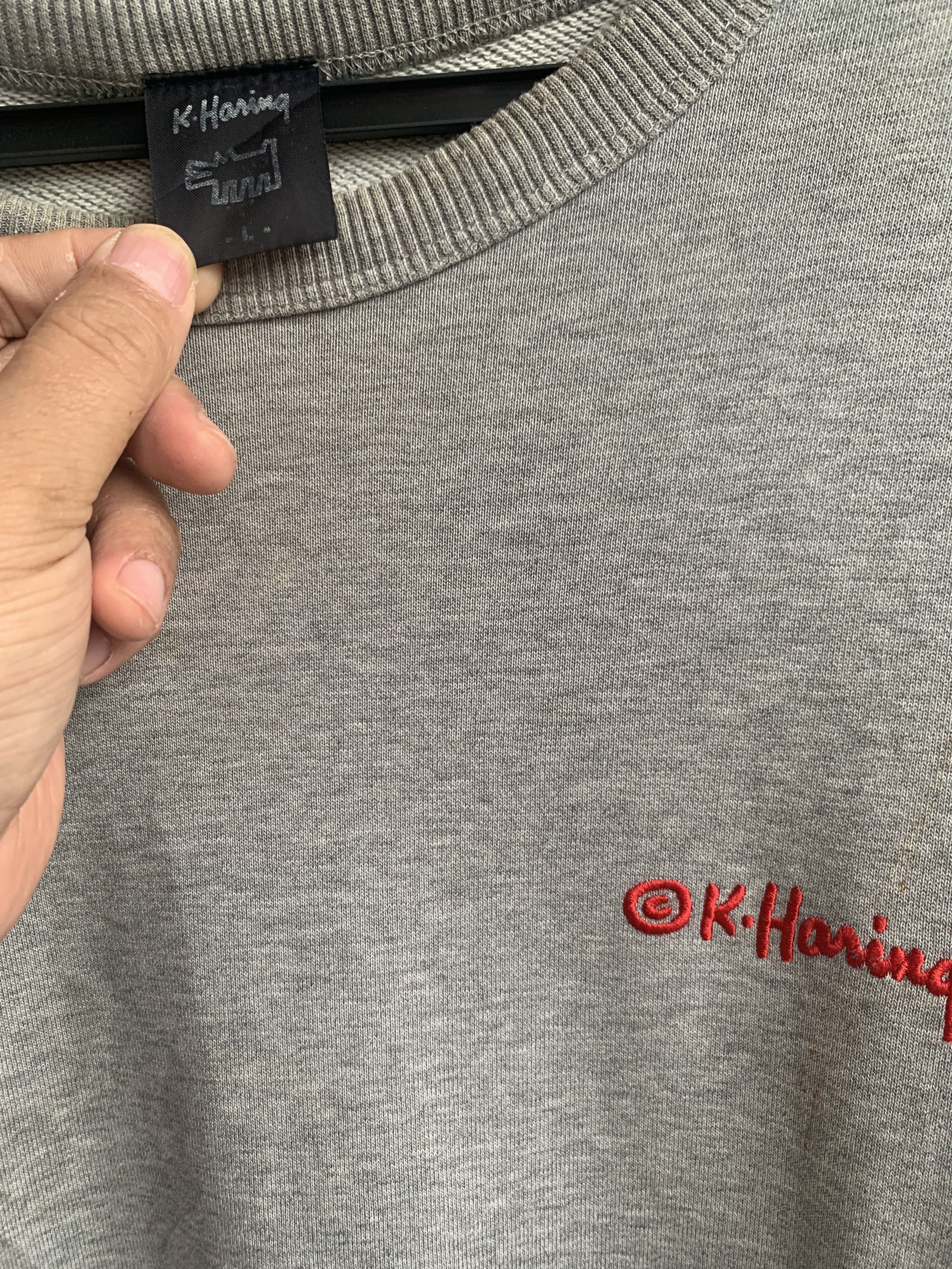 Keith Haring Vintage Keith Haring Sweatshirt Size US L / EU 52-54 / 3 - 3 Thumbnail